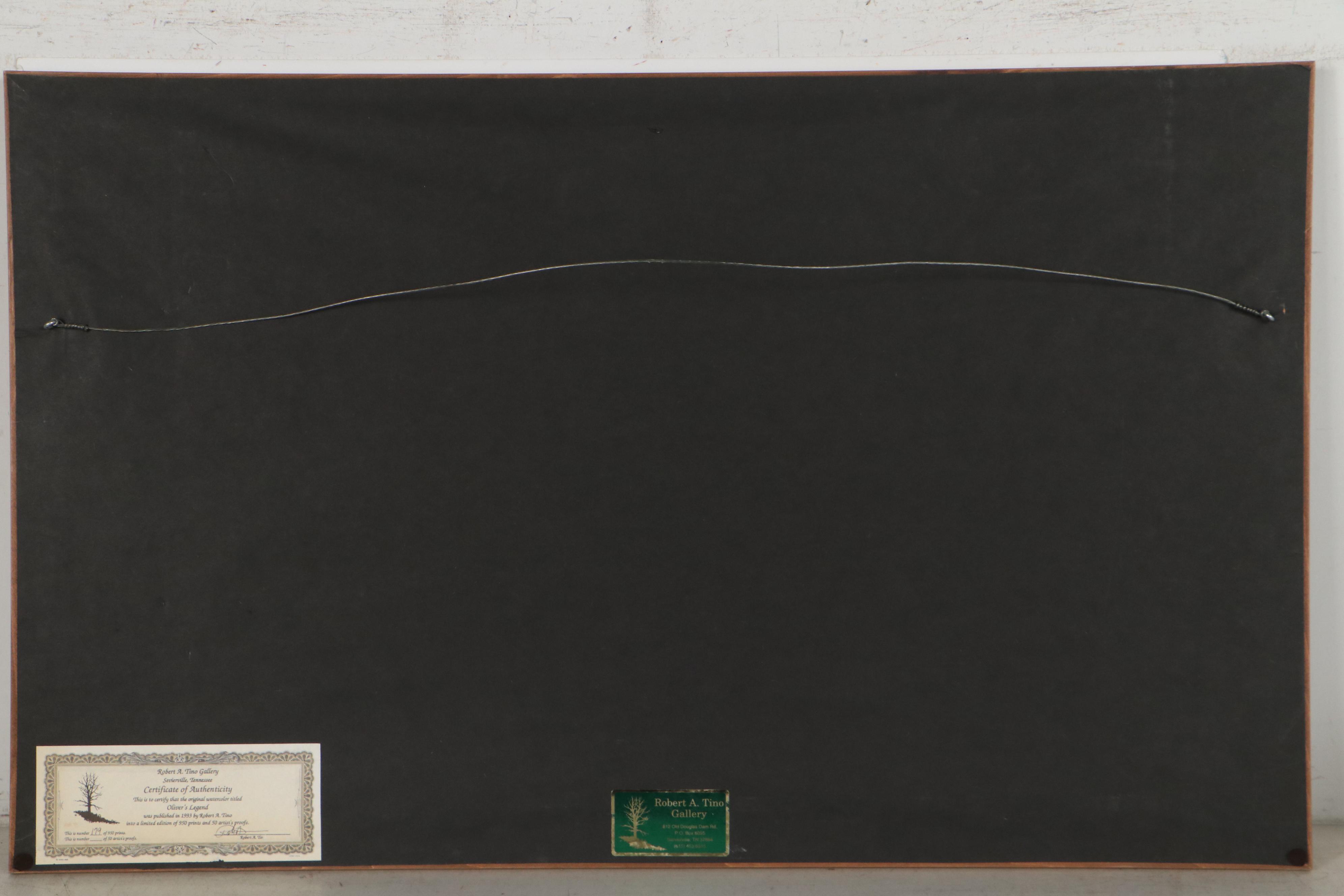 Robert Tino Landscape Offset Lithographs