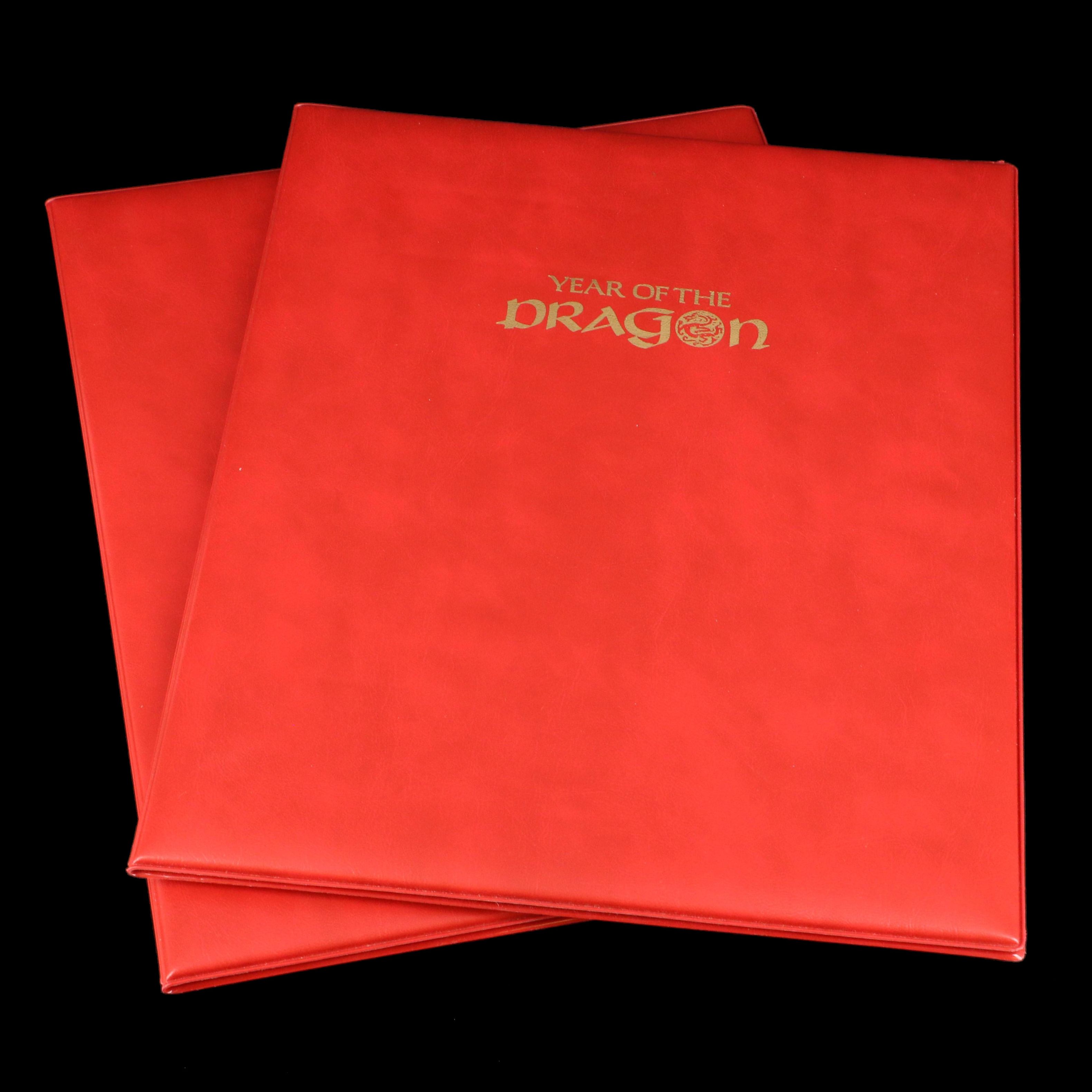 Fleetwood Chinese "Year of the Dragon" Stamp Set, Includes 1980 Golden Monkey