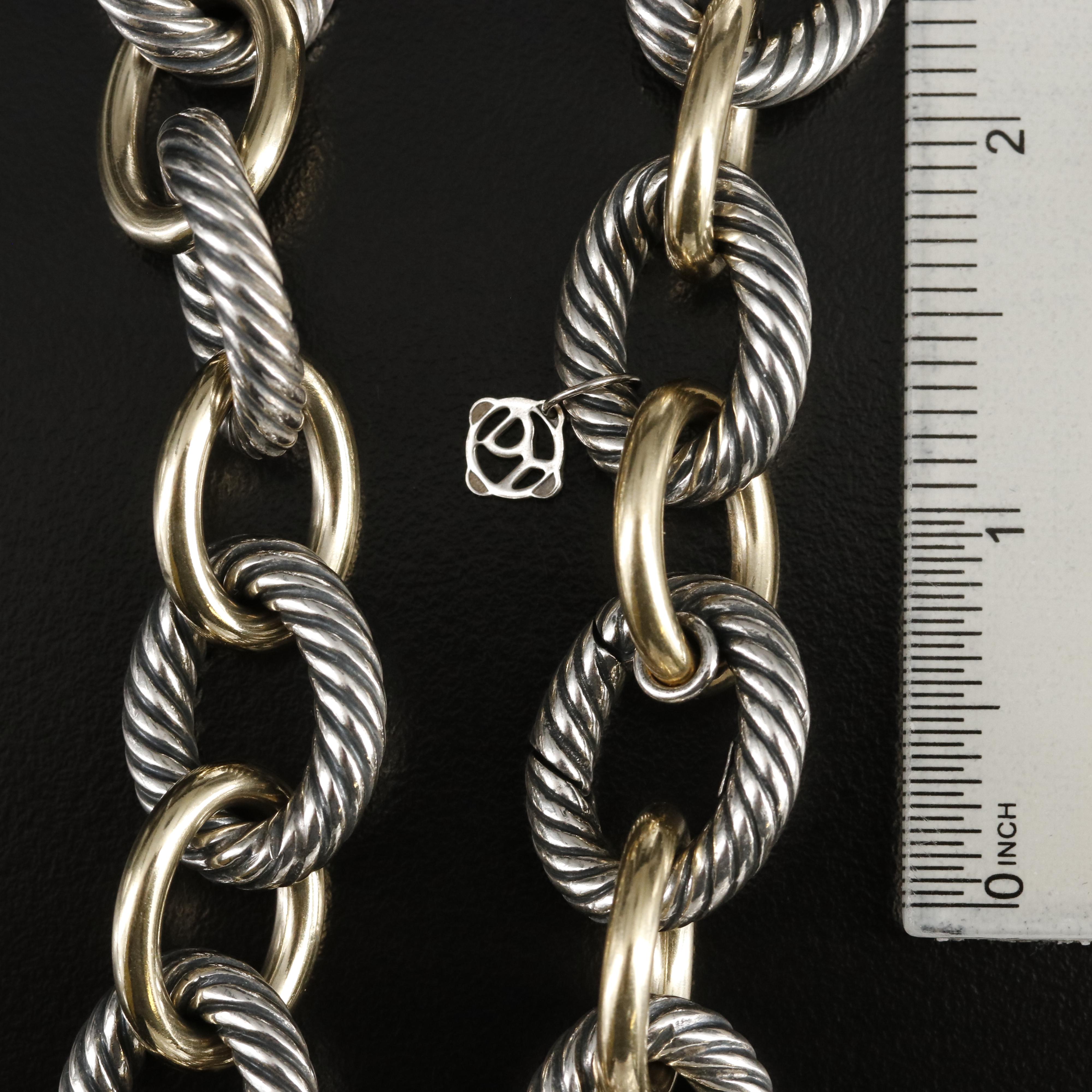 David Yurman Sterling Extra-Large Oval Link Cable Chain