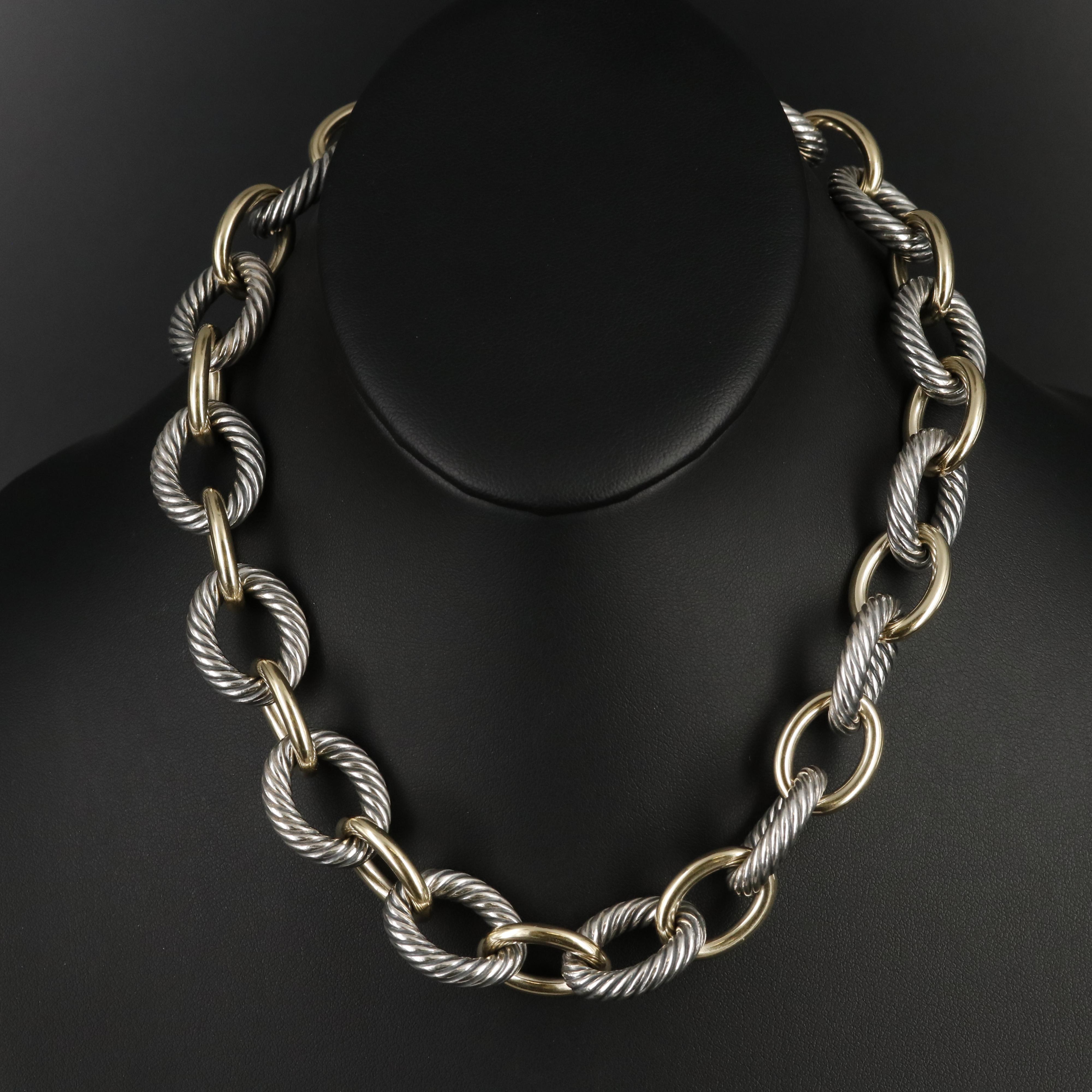 David Yurman Sterling Extra-Large Oval Link Cable Chain