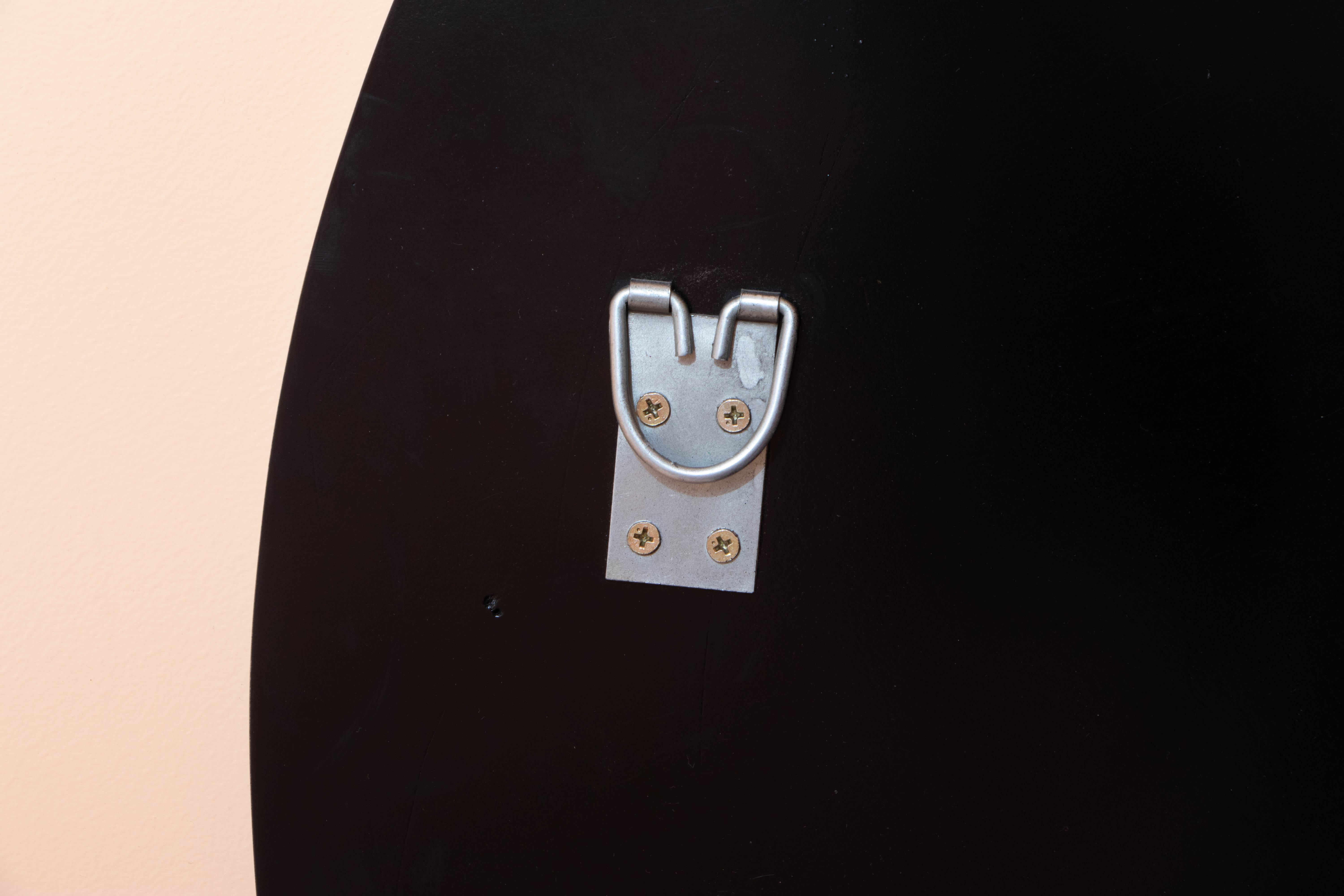 Modern History Round Eglomise Wall Mirror