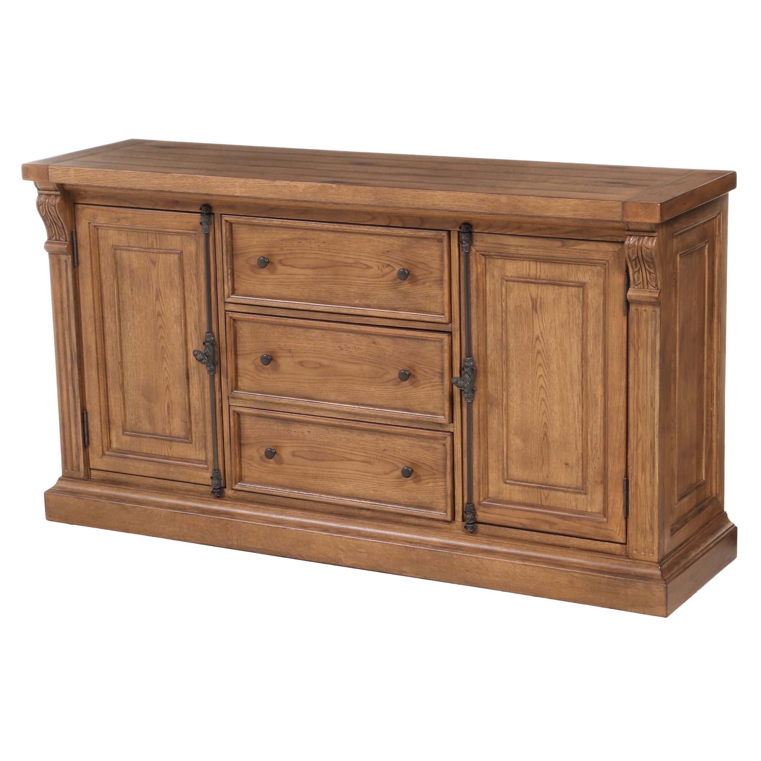 Havertys "Avondale II" Oak and Ash Buffet