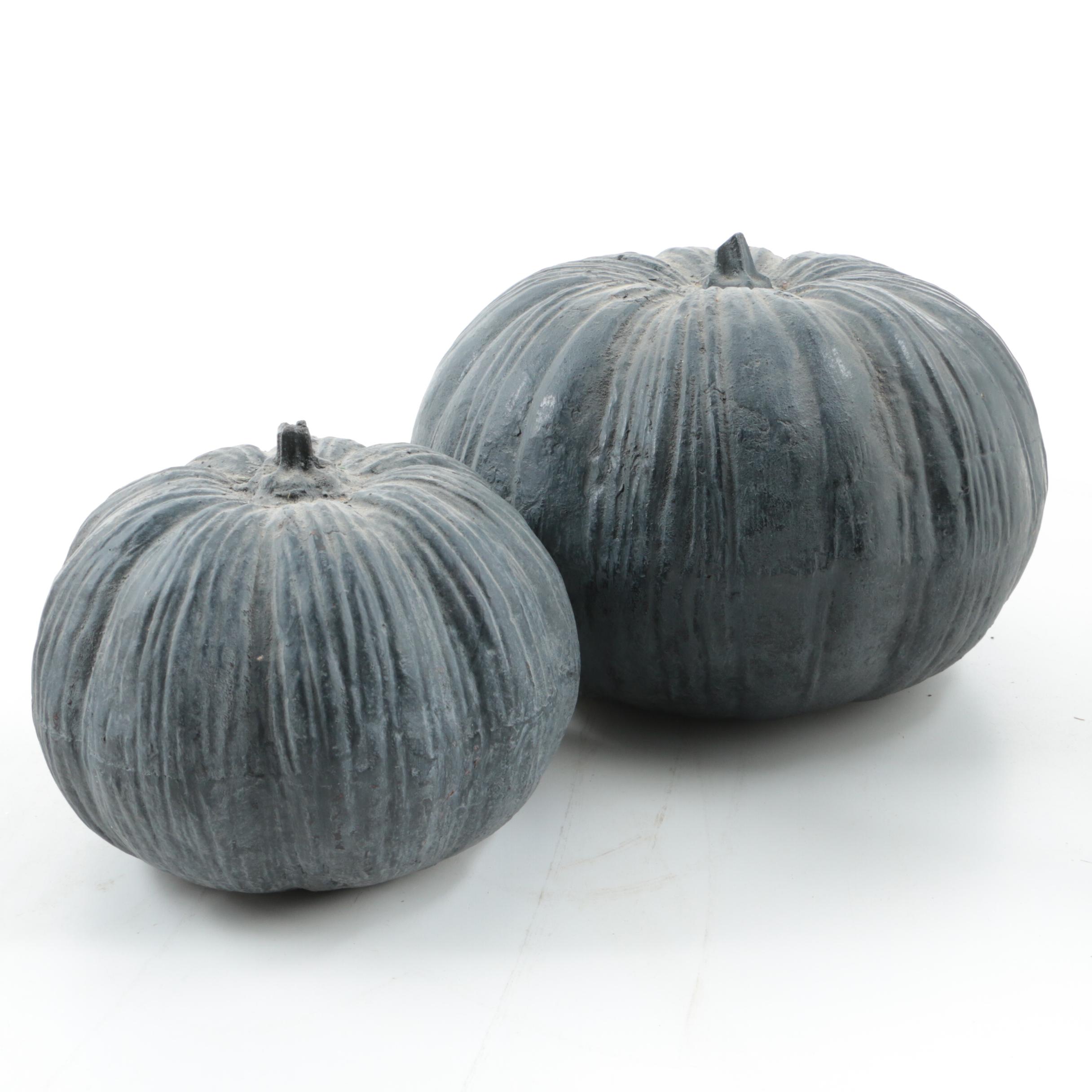 Ragon House Turkey with Concrete Pumpkins and Other Fall Décor