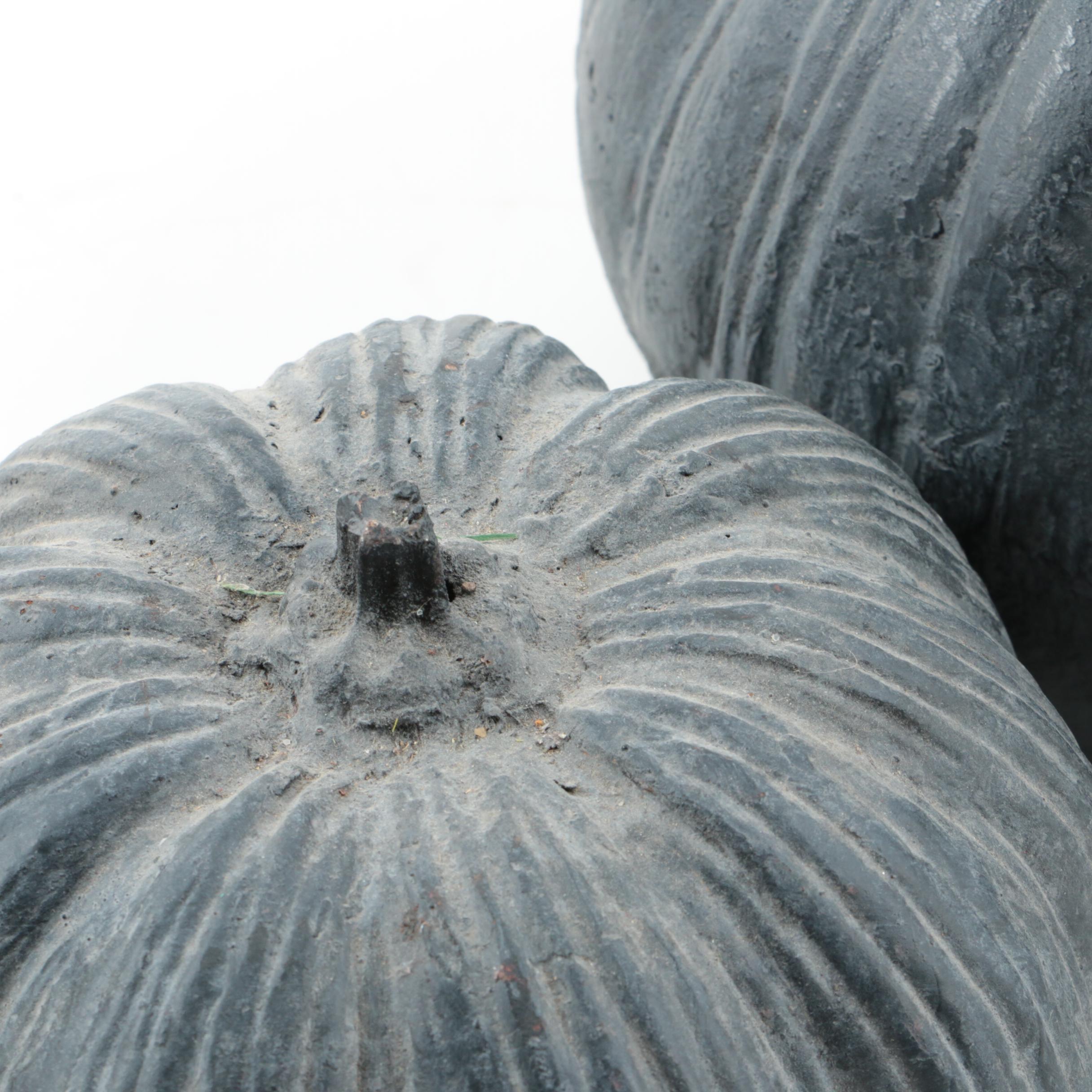 Ragon House Turkey with Concrete Pumpkins and Other Fall Décor