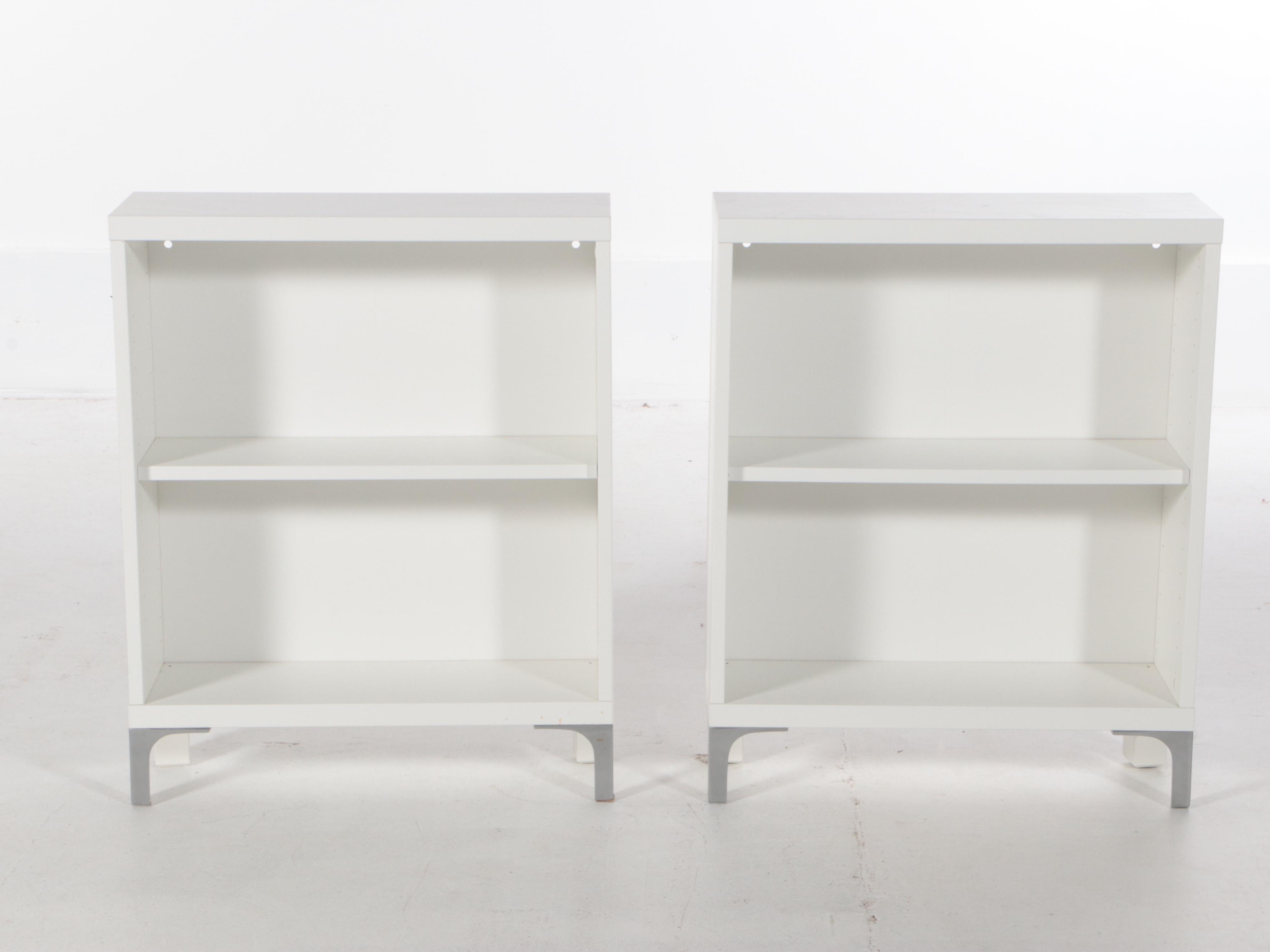 IKEA "Brimnes" Four-Drawer Chest Plus Two IKEA "Besta" Bookcases