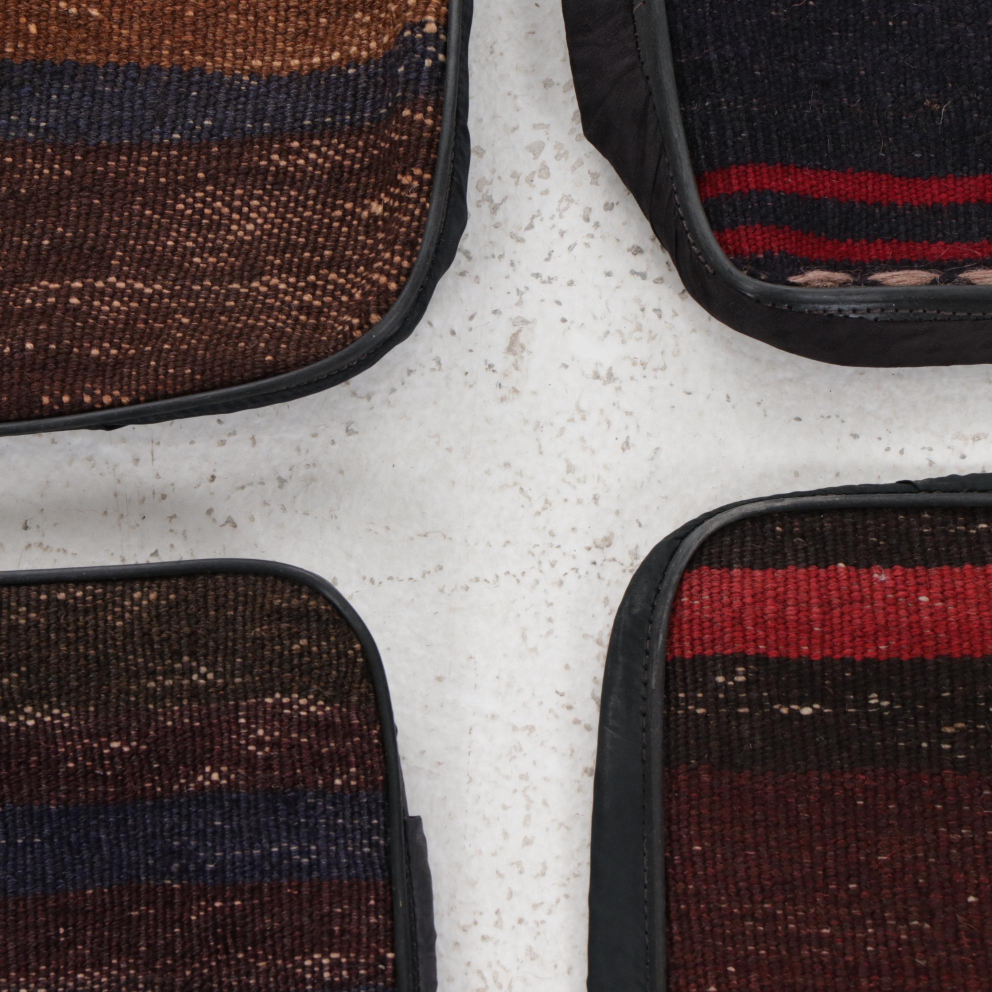 Handwoven Kilim Face Throw Pillow Covers