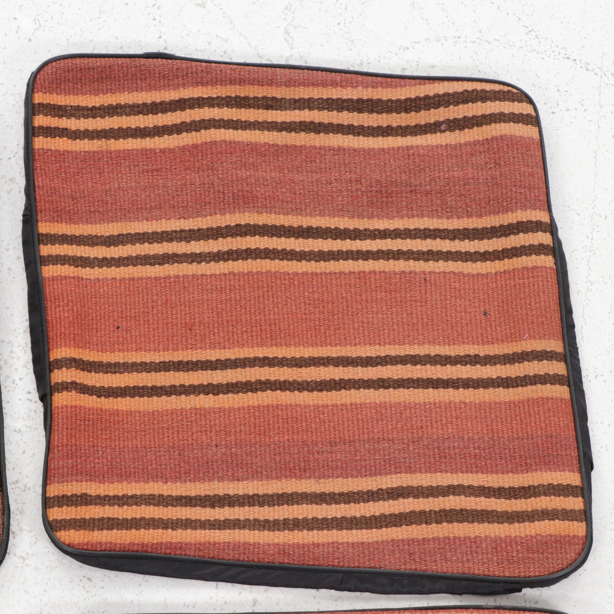 Handwoven Kilim Face Throw Pillow Cover