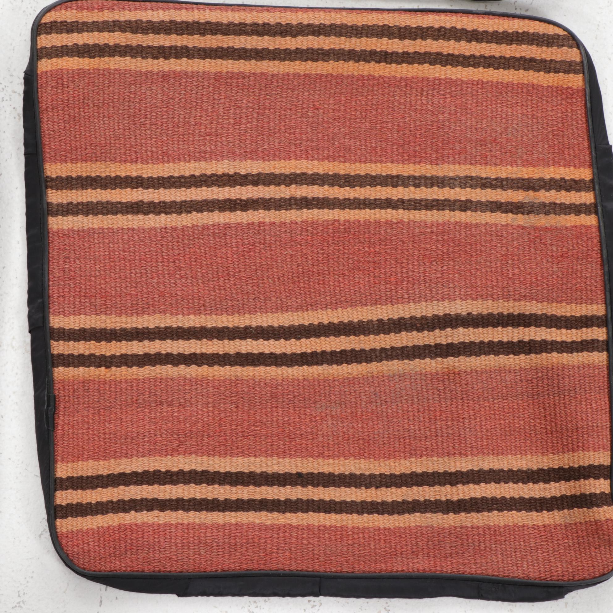 Handwoven Kilim Face Throw Pillow Cover