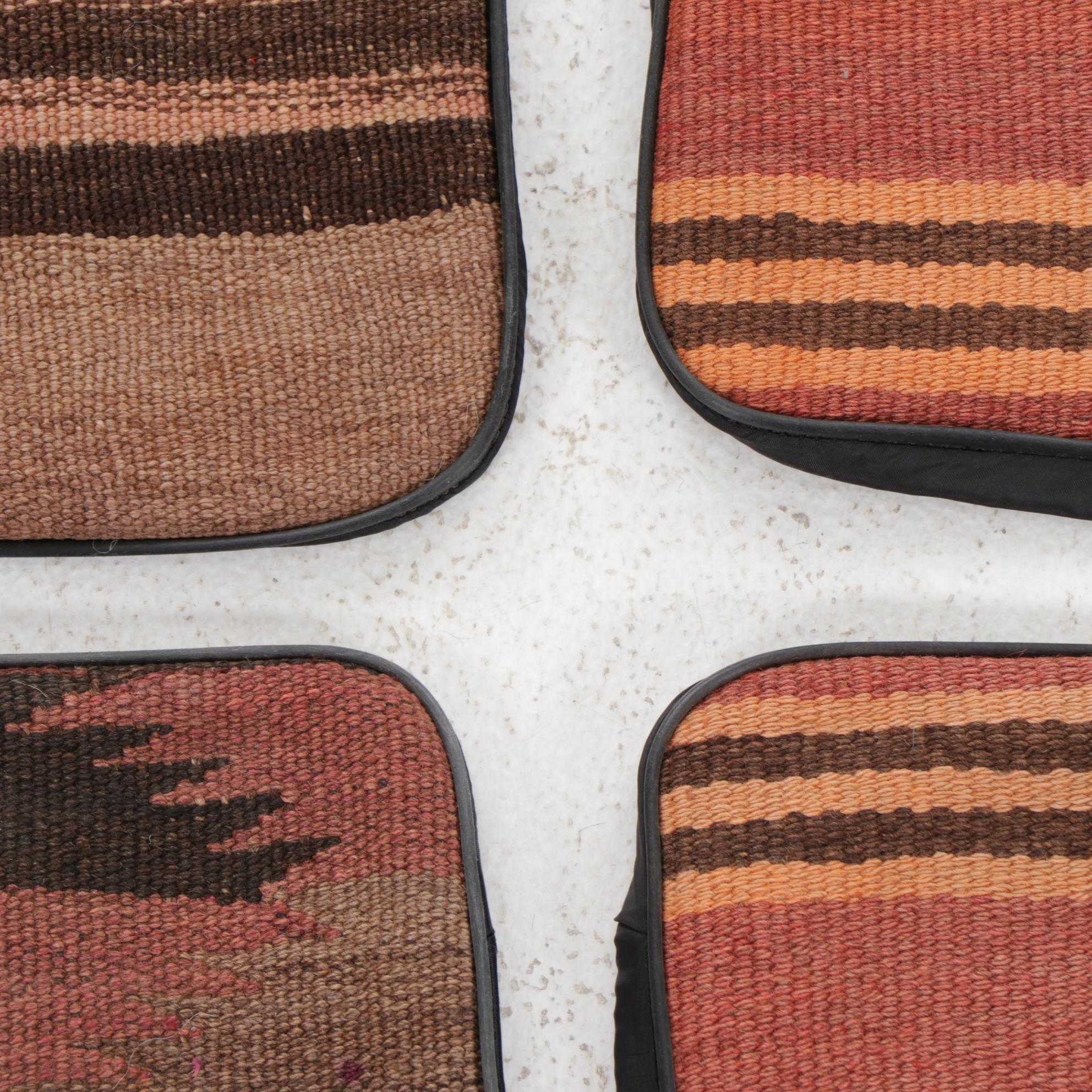 Handwoven Kilim Face Throw Pillow Cover