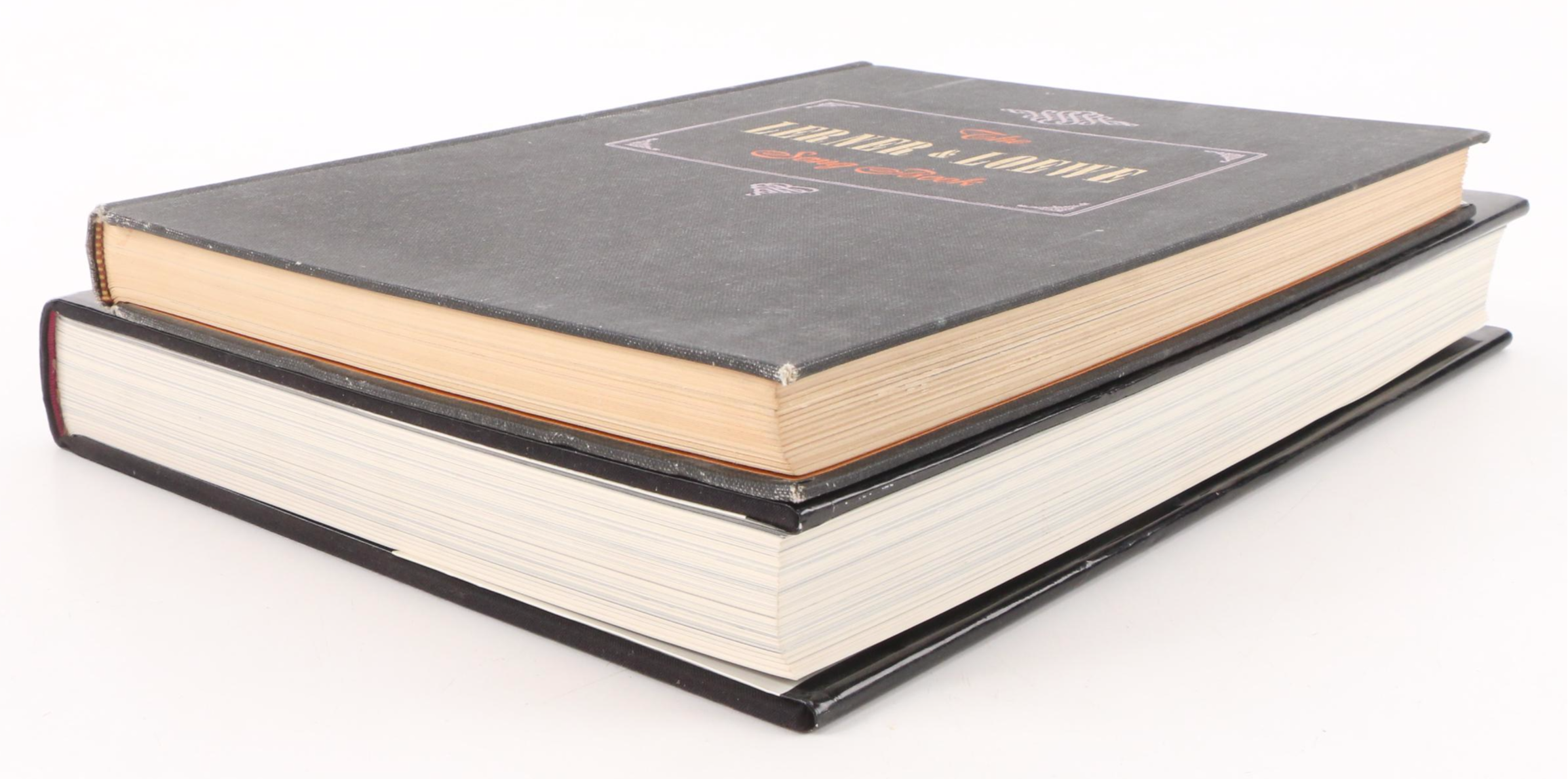 "Hollywood Musicals" by Ted Sennett with "The Lerner & Loewe Song Book"