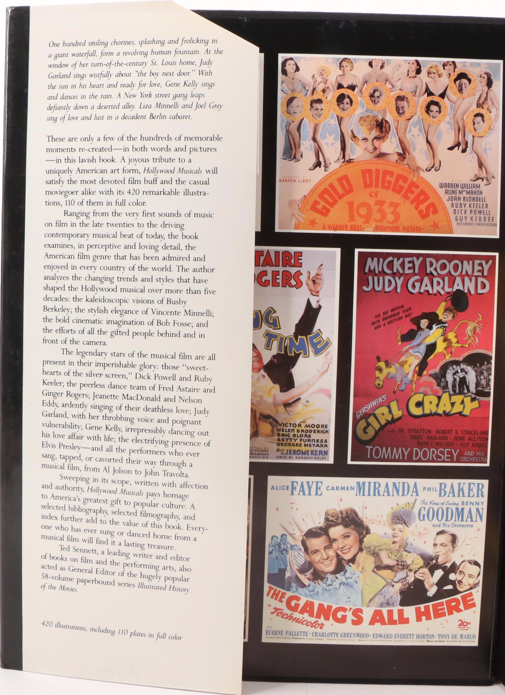 "Hollywood Musicals" by Ted Sennett with "The Lerner & Loewe Song Book"