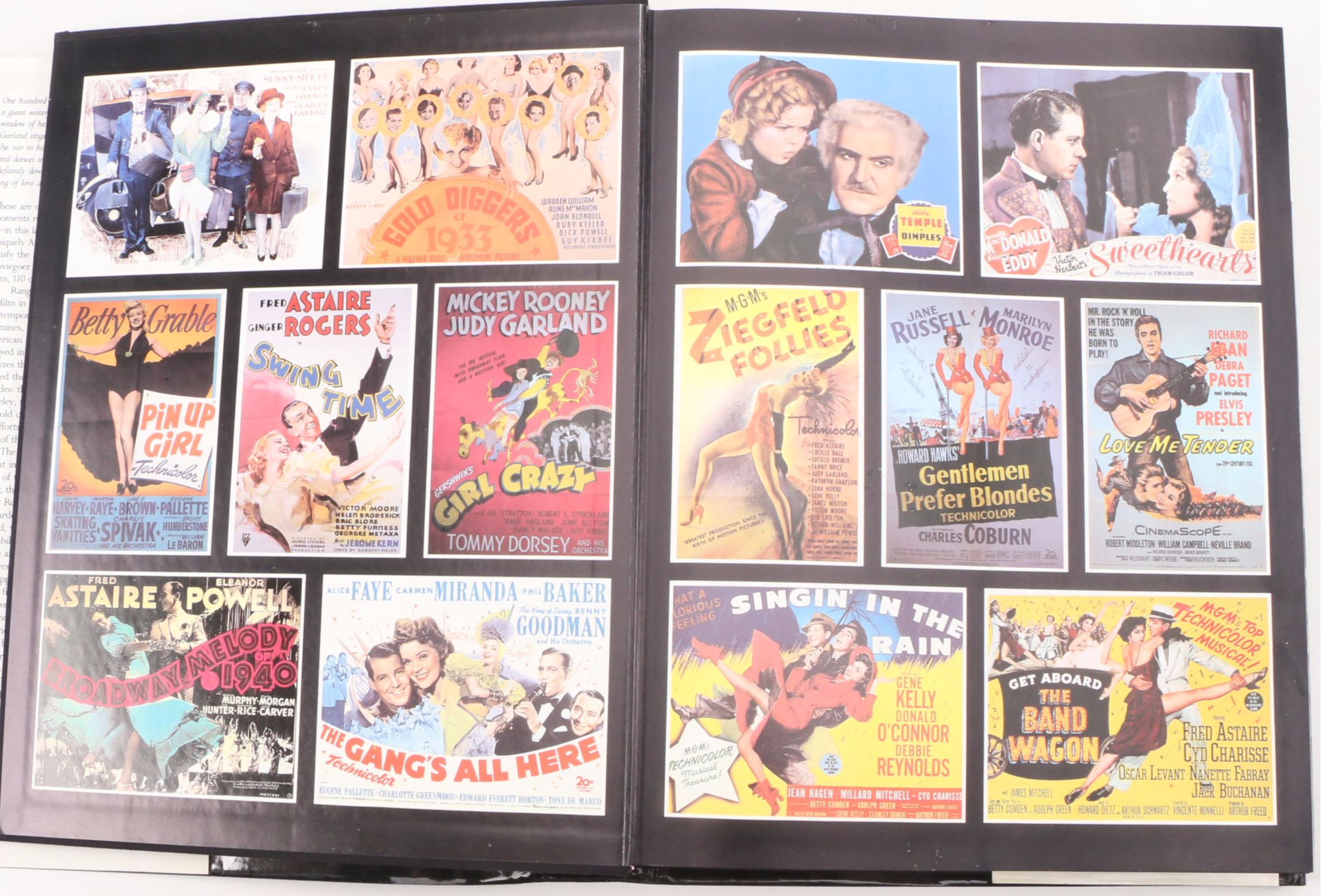 "Hollywood Musicals" by Ted Sennett with "The Lerner & Loewe Song Book"