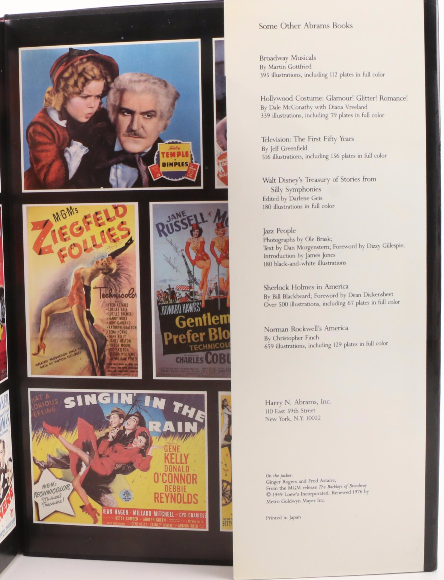 "Hollywood Musicals" by Ted Sennett with "The Lerner & Loewe Song Book"