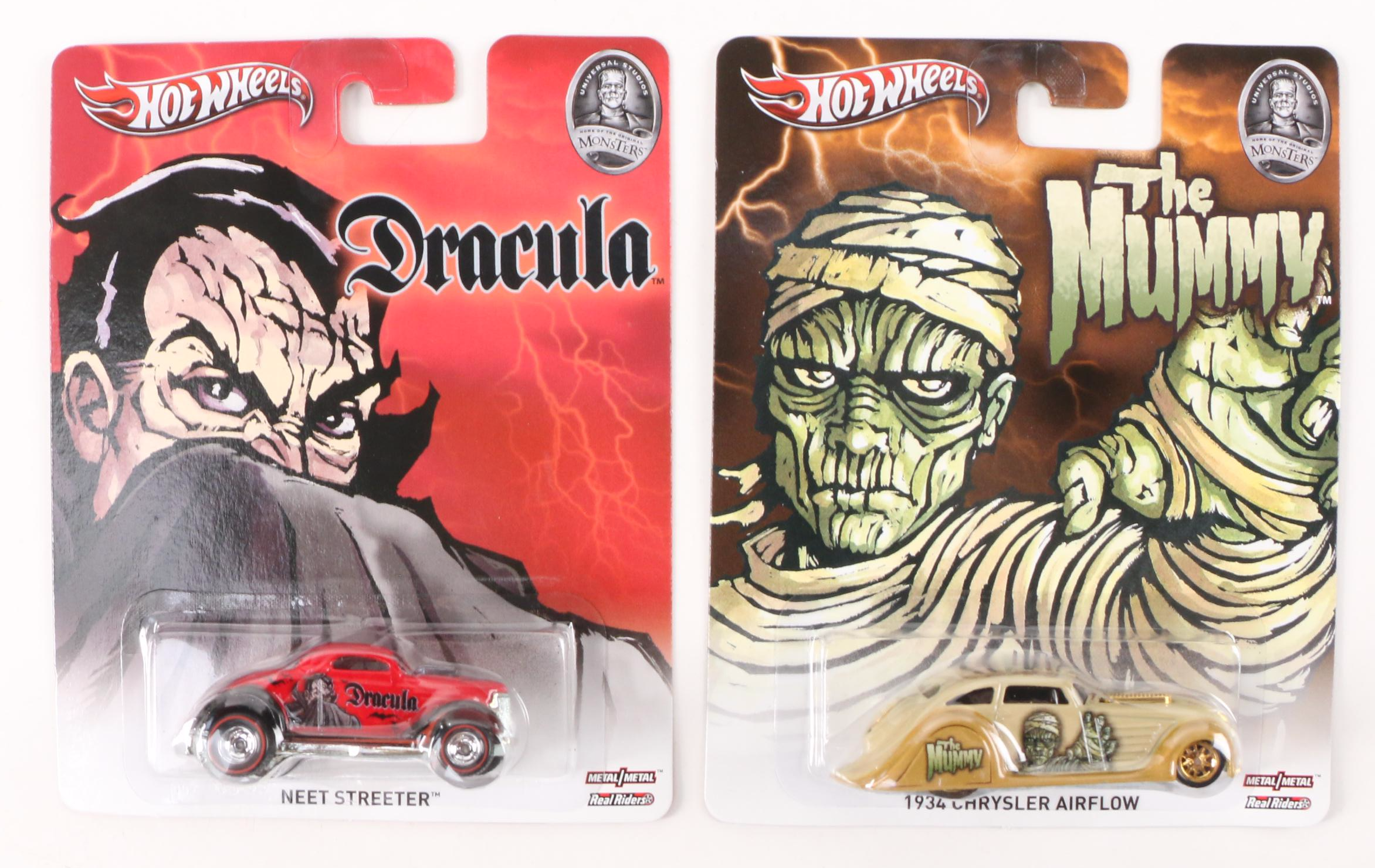 Hot Wheels Frankenstein, Dracula, The Mummy, Other Monsters 1:64 Diecast Cars