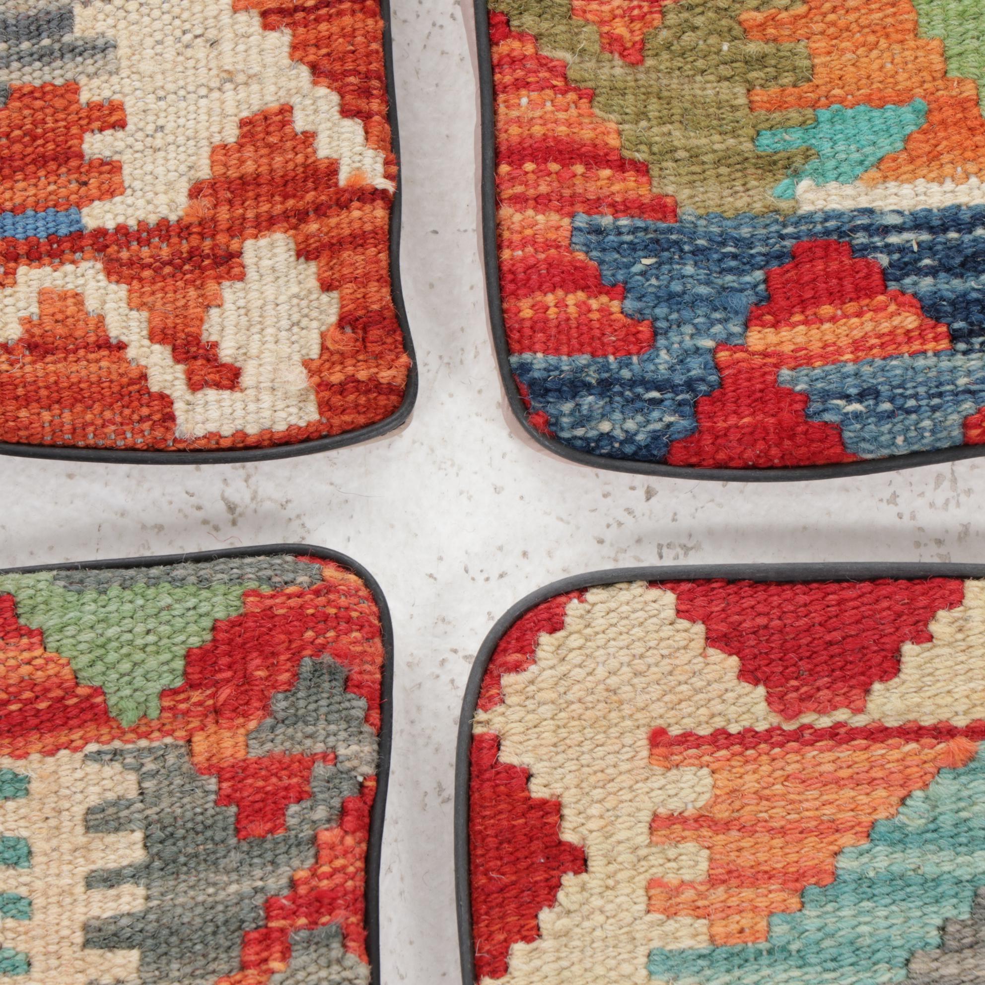 Handwoven Kilim Face Throw Pillow Covers