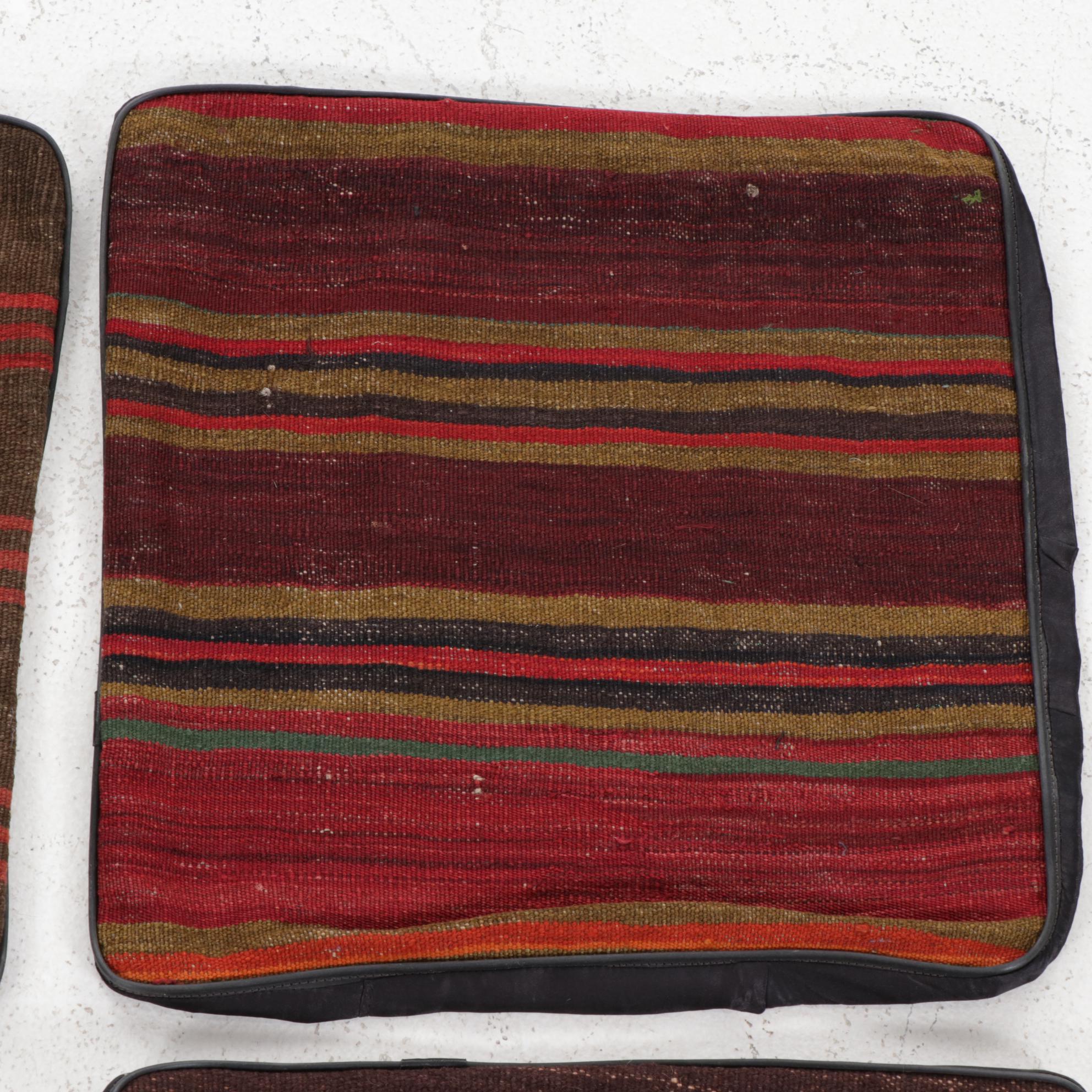 Handwoven Kilim Face Accent Pillow Covers