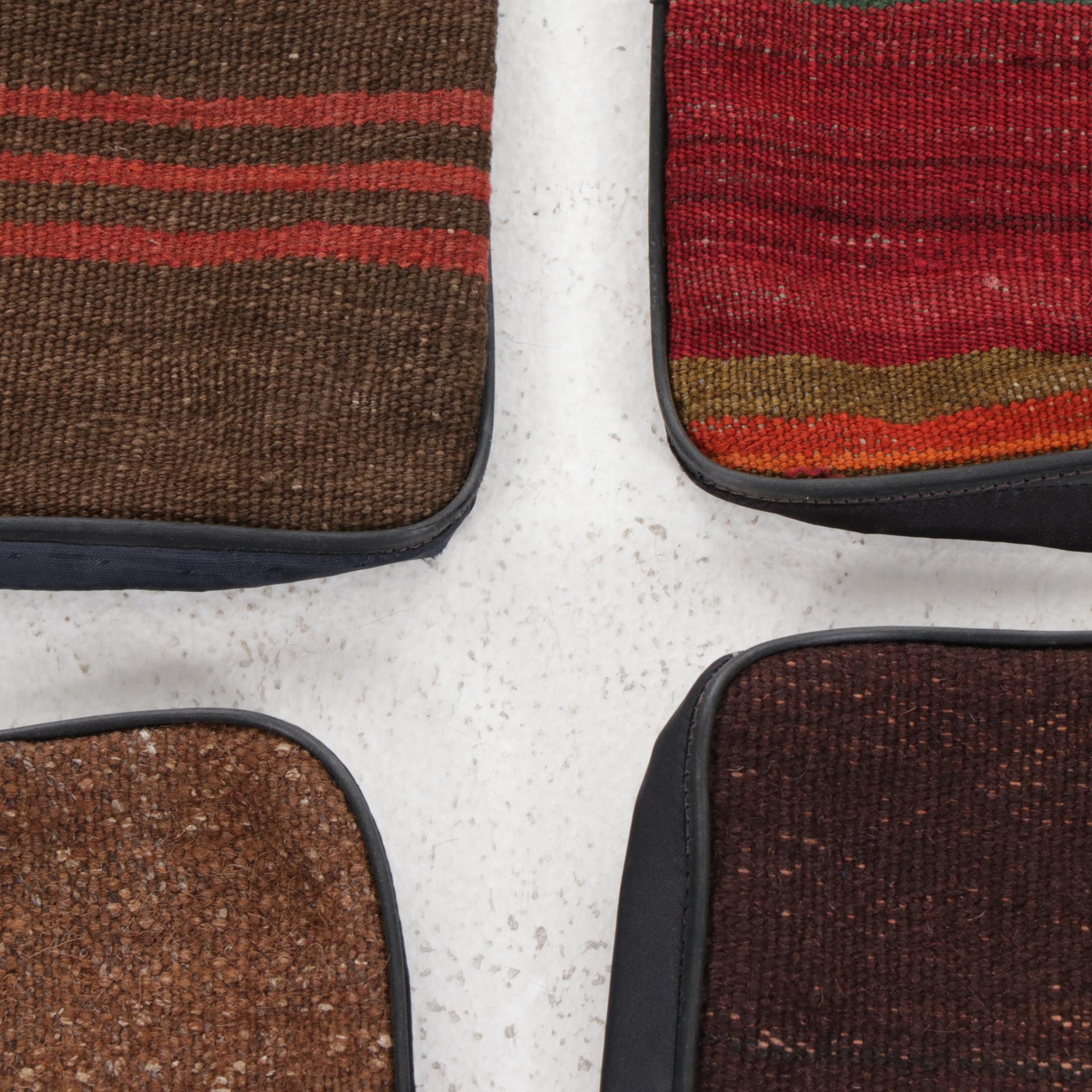 Handwoven Kilim Face Accent Pillow Covers