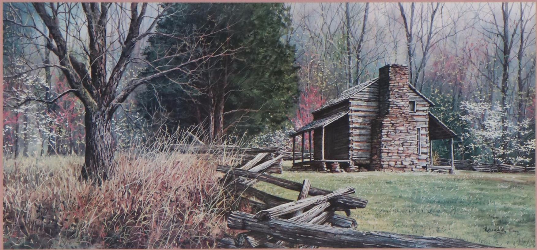 Robert Tino Landscape Offset Lithographs