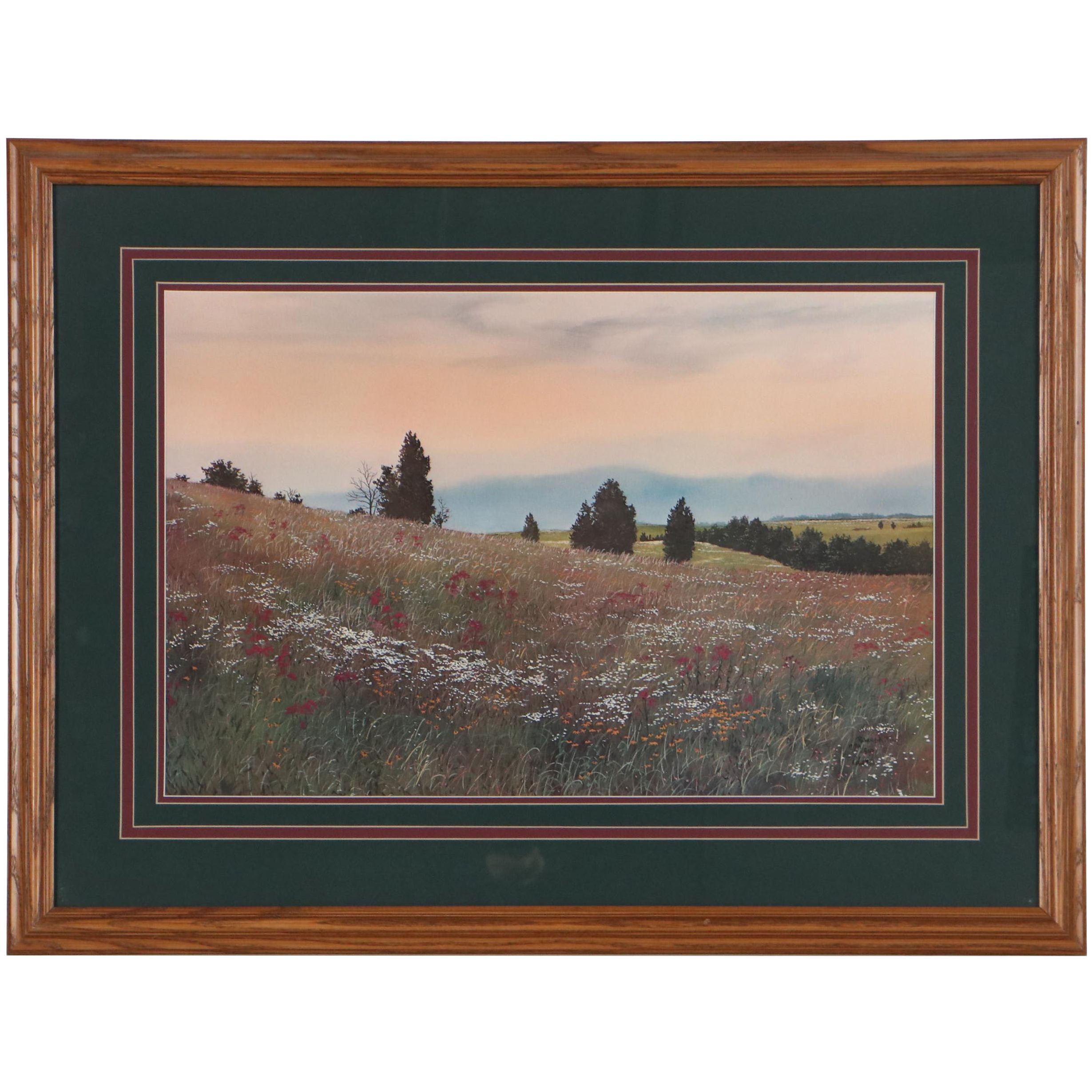 Robert Tino Landscape Offset Lithographs