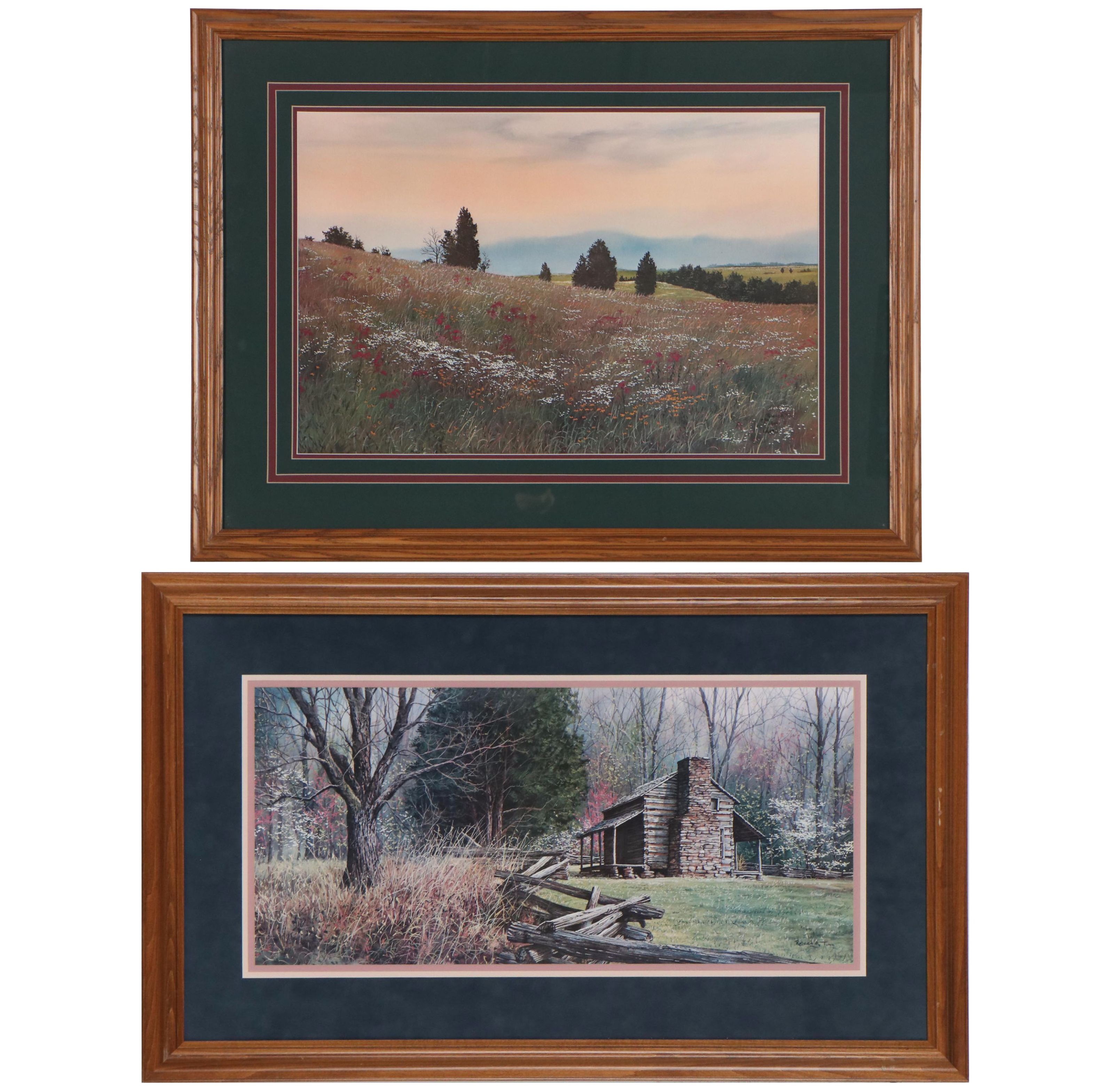 Robert Tino Landscape Offset Lithographs