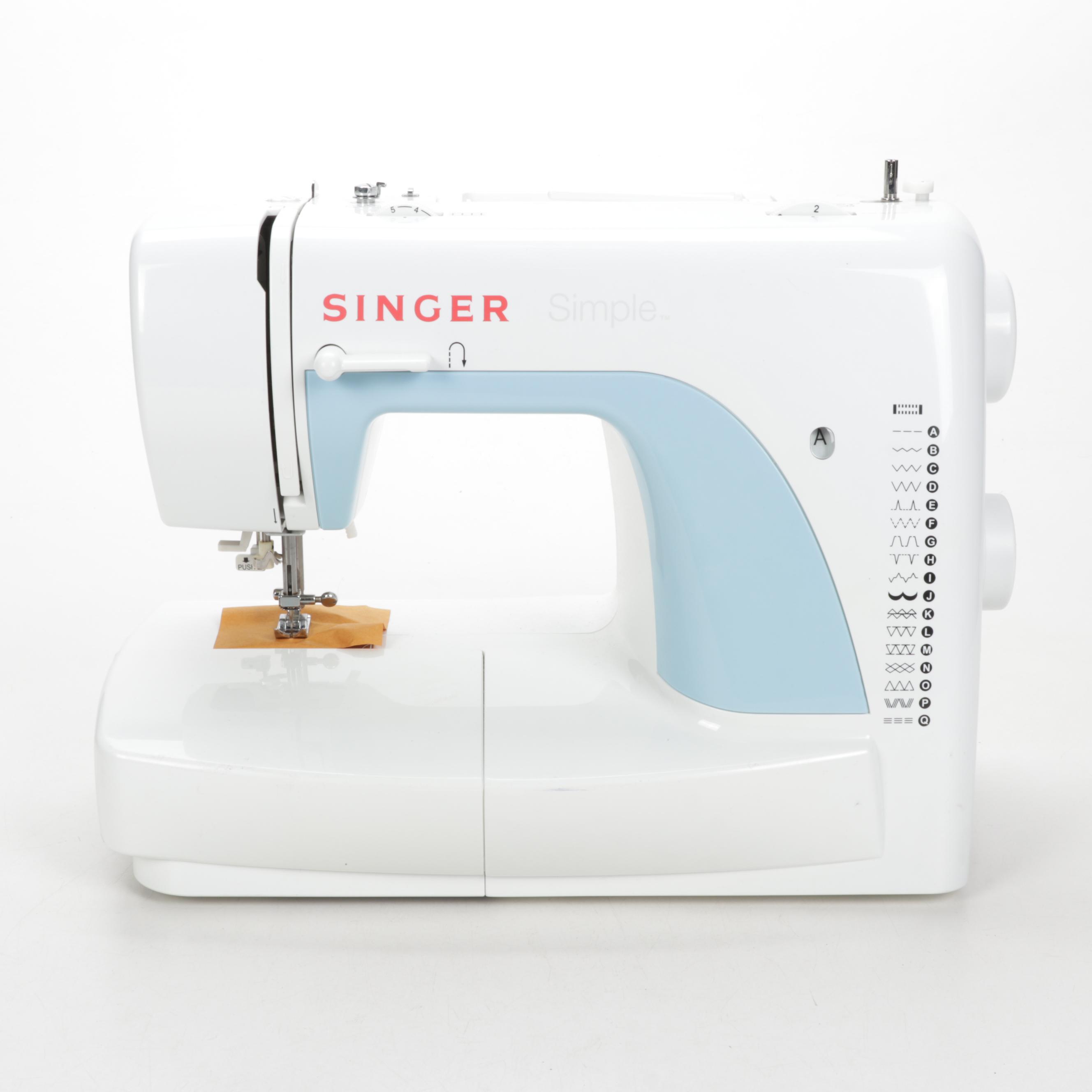 Singer "Simple" Electric Portable Sewing Machine, 2000s