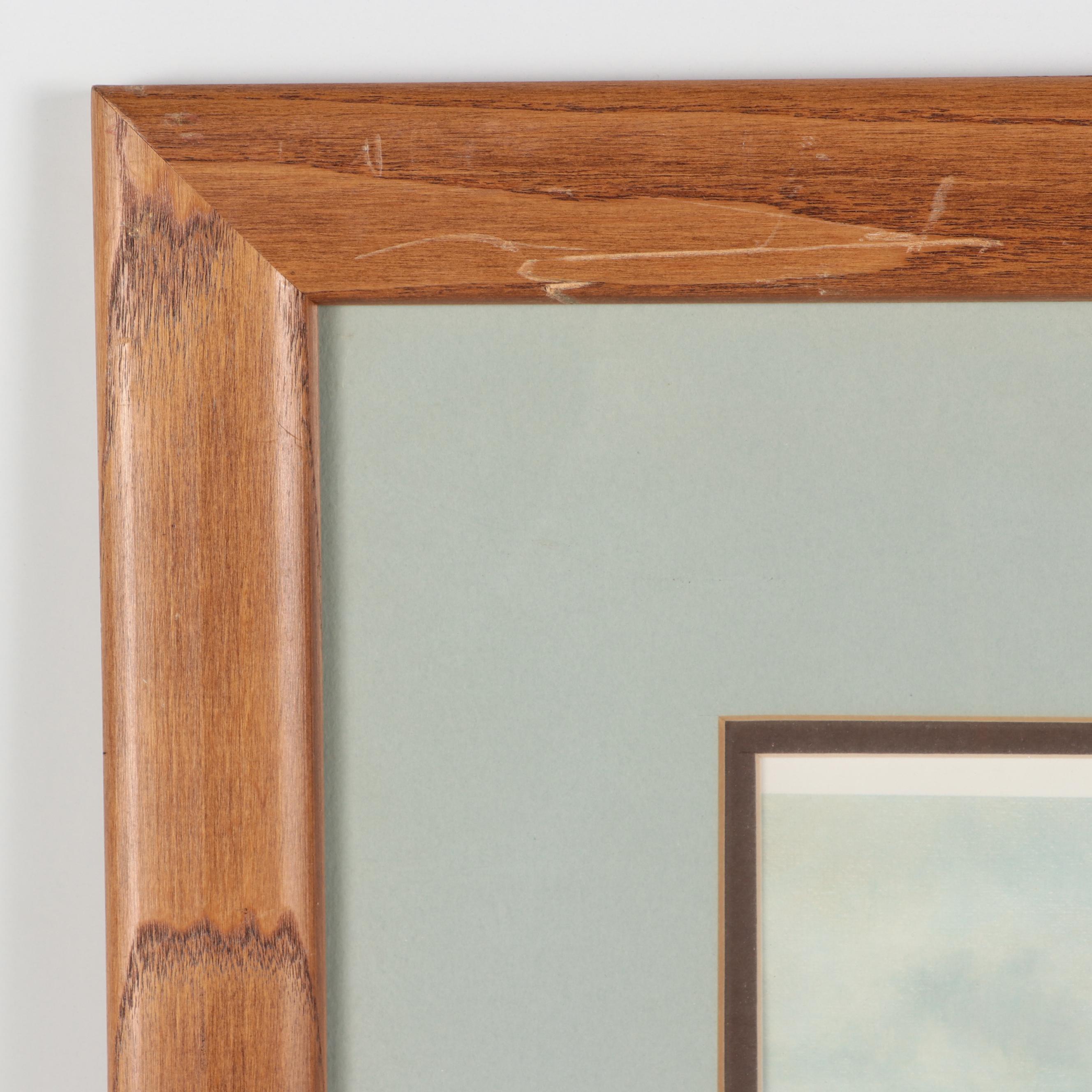 Charles Fracé Offset Lithograph "Young Explorer," Late 20th Century