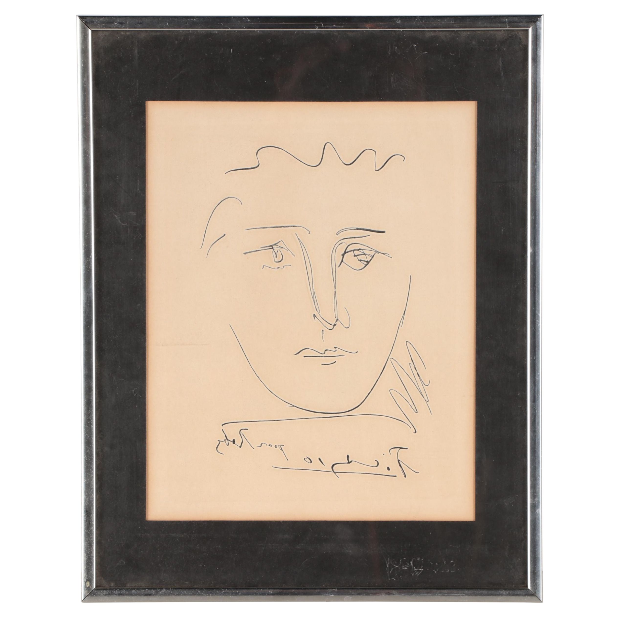 Pablo Picasso Restrike Etching "L'Age de Soleil"