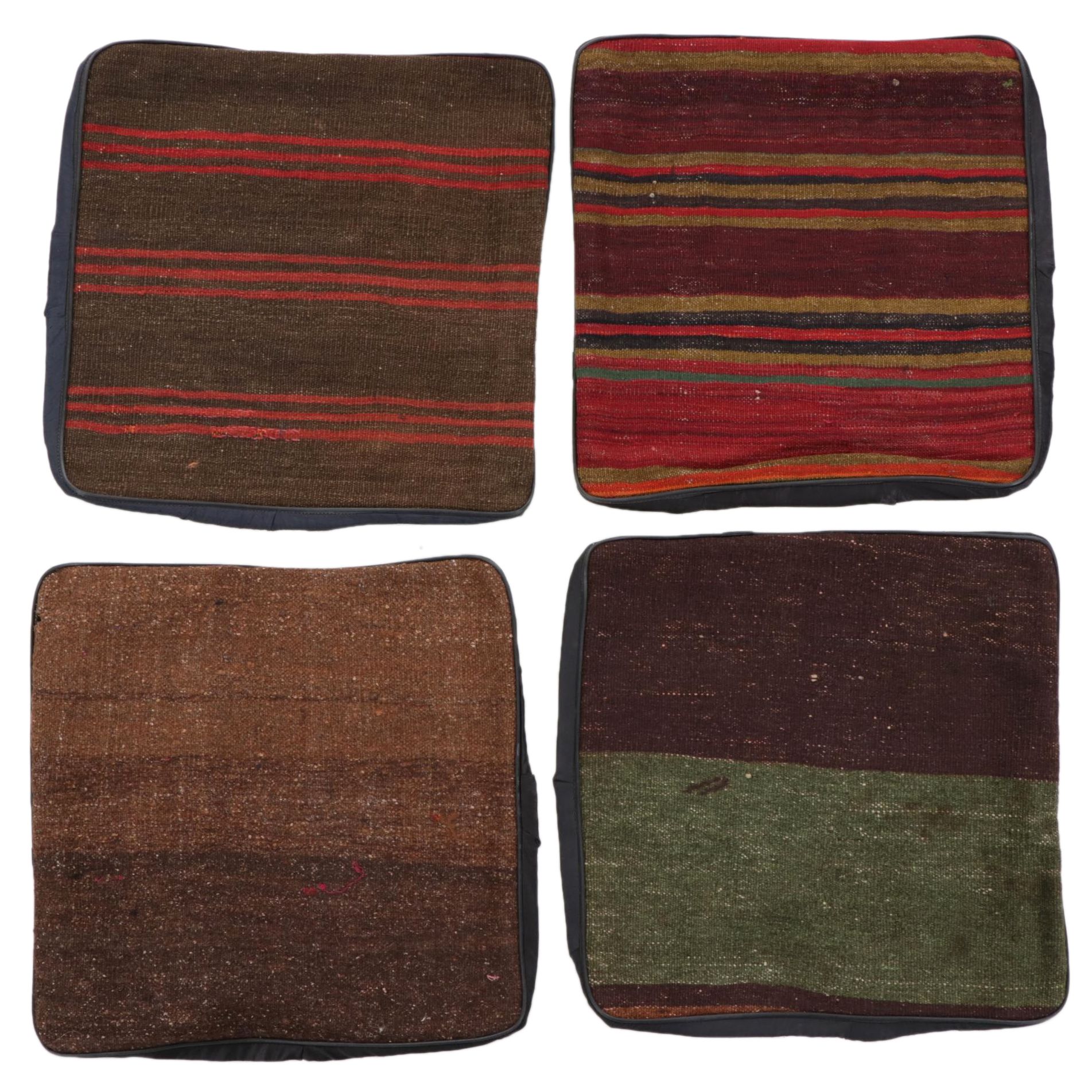 Handwoven Kilim Face Accent Pillow Covers