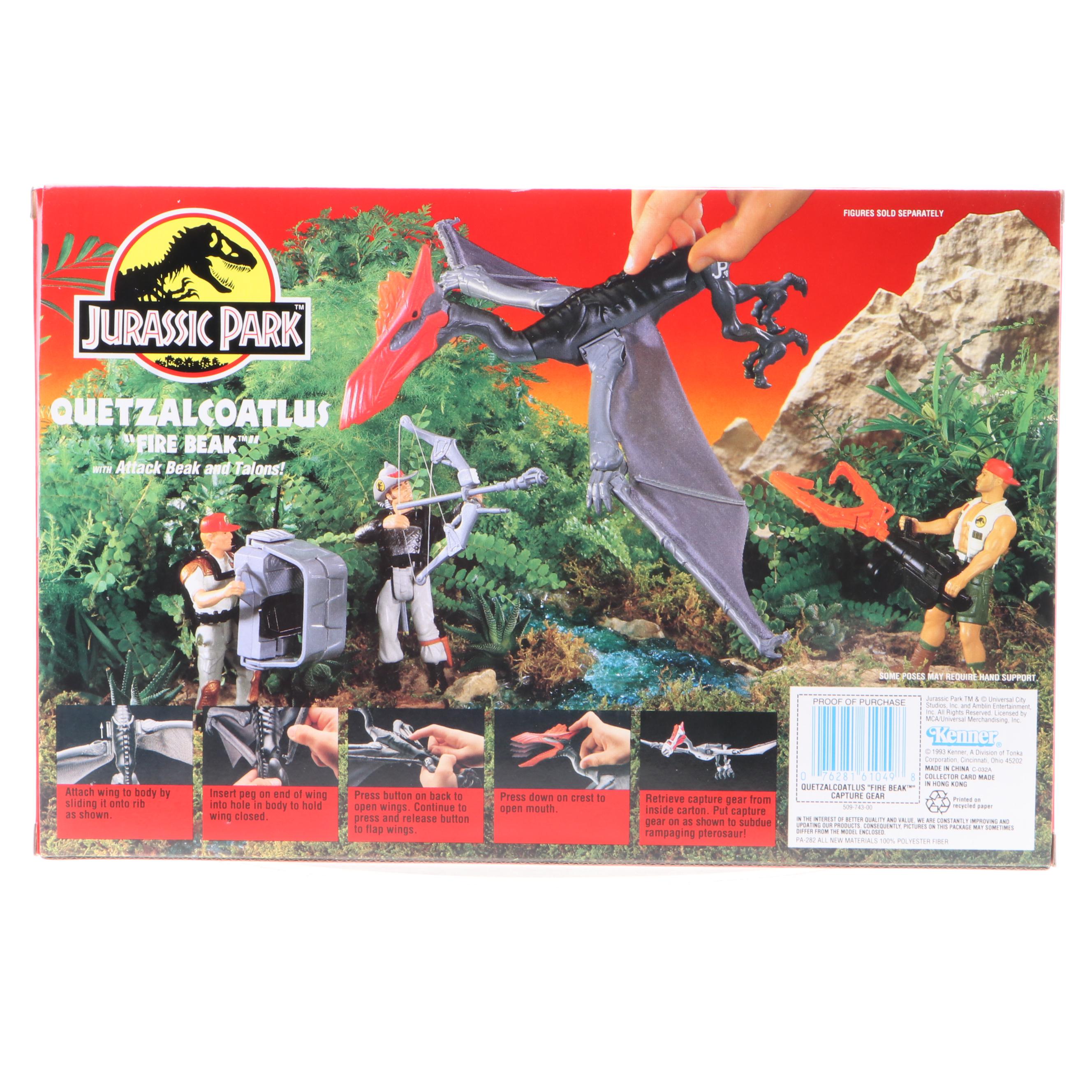 Kenner Jurassic Park Quetzalcoatlus Fire Beak Action Figure, 1993