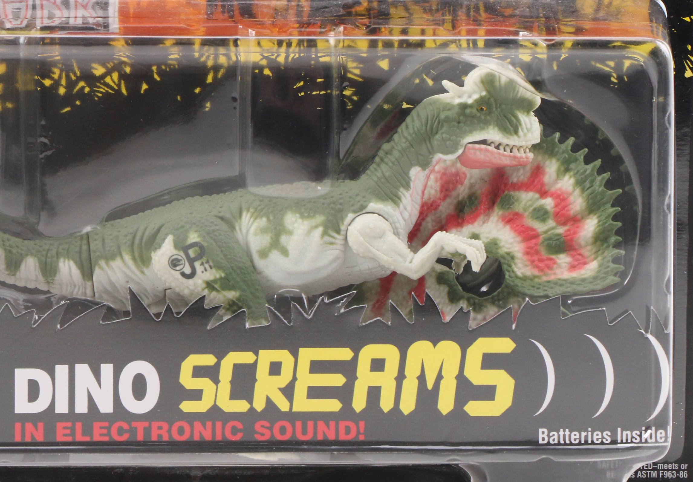 Kenner Jurassic Park "Dilophosaurus" Electronic Dinosaur Toy, 1993