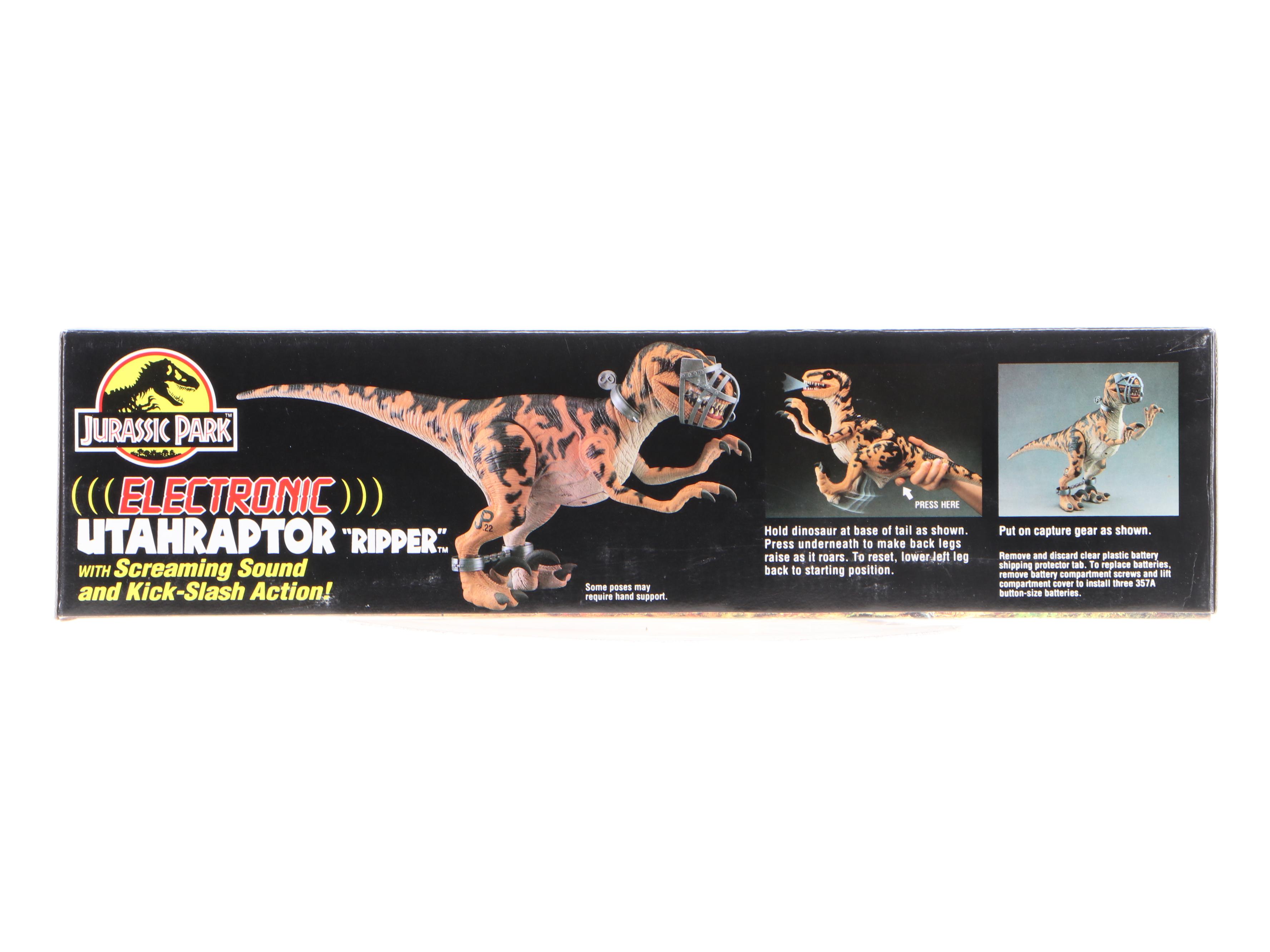 kenner Jurassic Park Electronic Utahraptor Action Figure with Sound