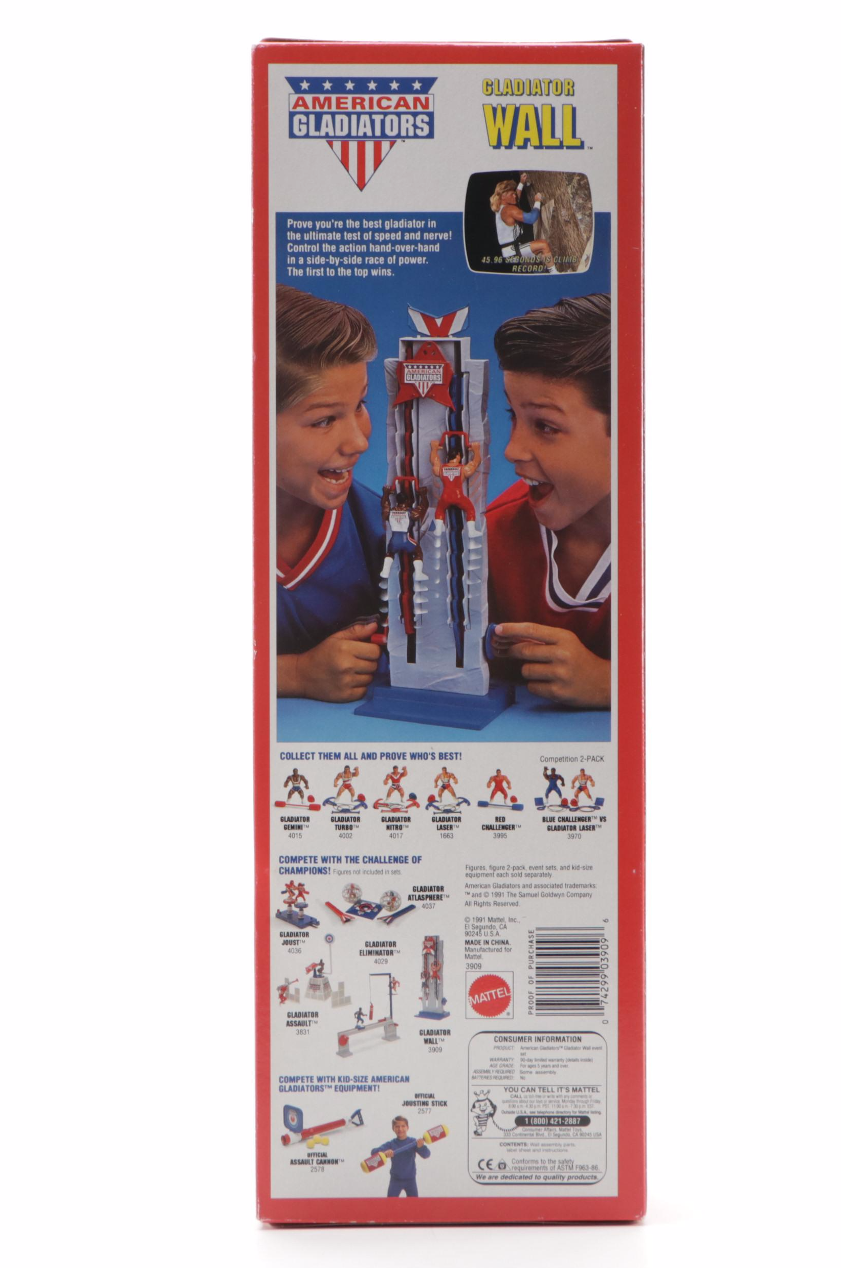 Mattel American Gladiators Gladiator Wall Action Figure Prop