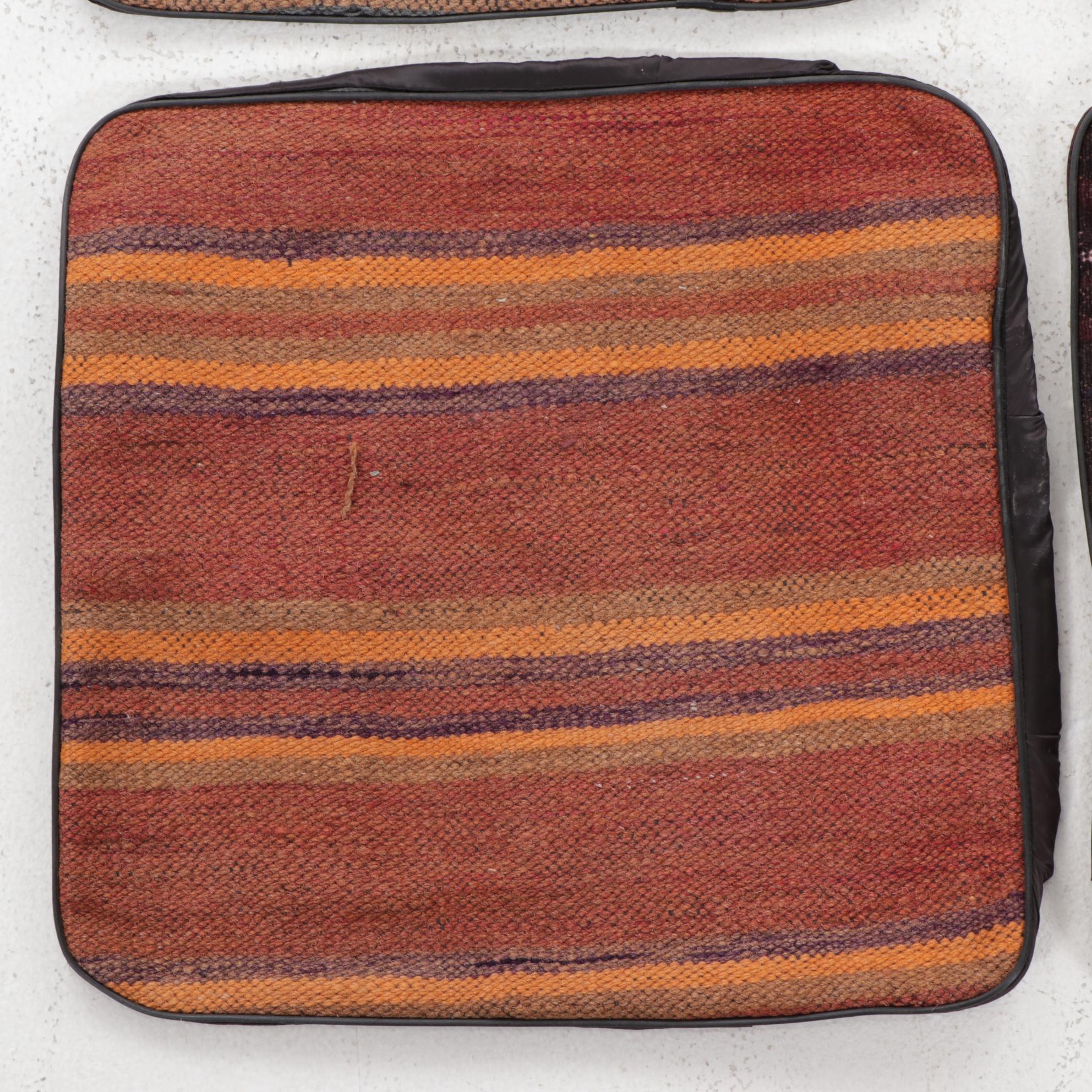 Handwoven Kilim Face Accent Pillow Covers