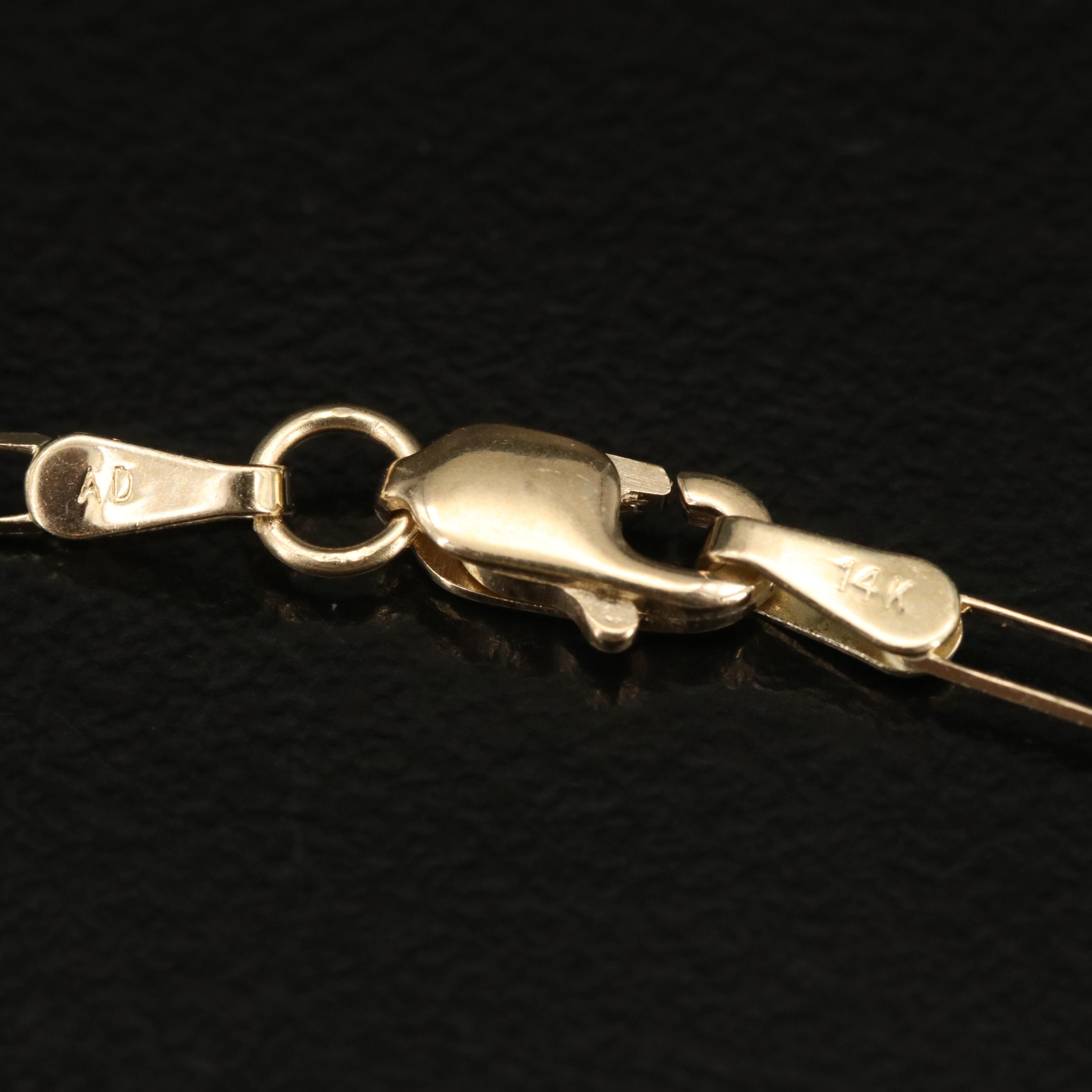 14K Cable Chain Necklace