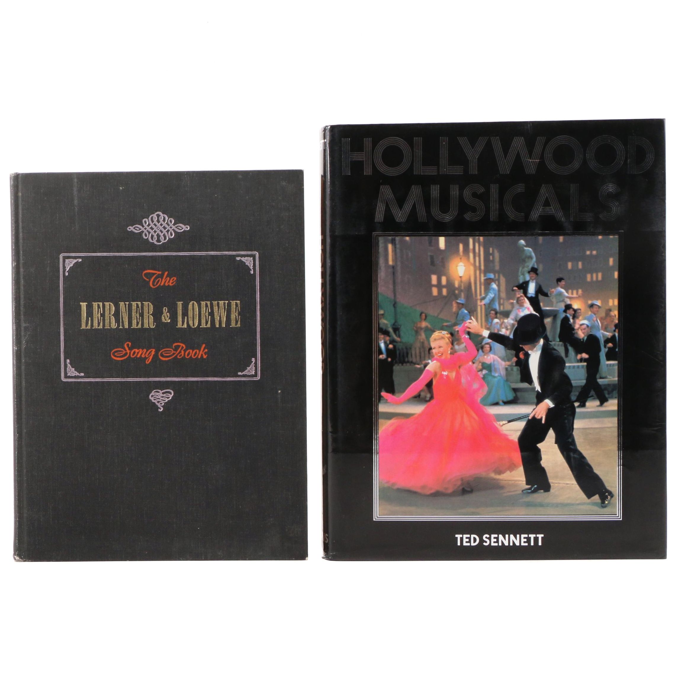 "Hollywood Musicals" by Ted Sennett with "The Lerner & Loewe Song Book"