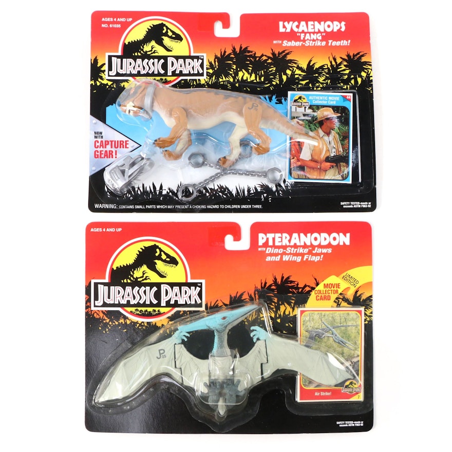 Kenner Jurassic Park Lycaenops and Pteranodon Action Figures