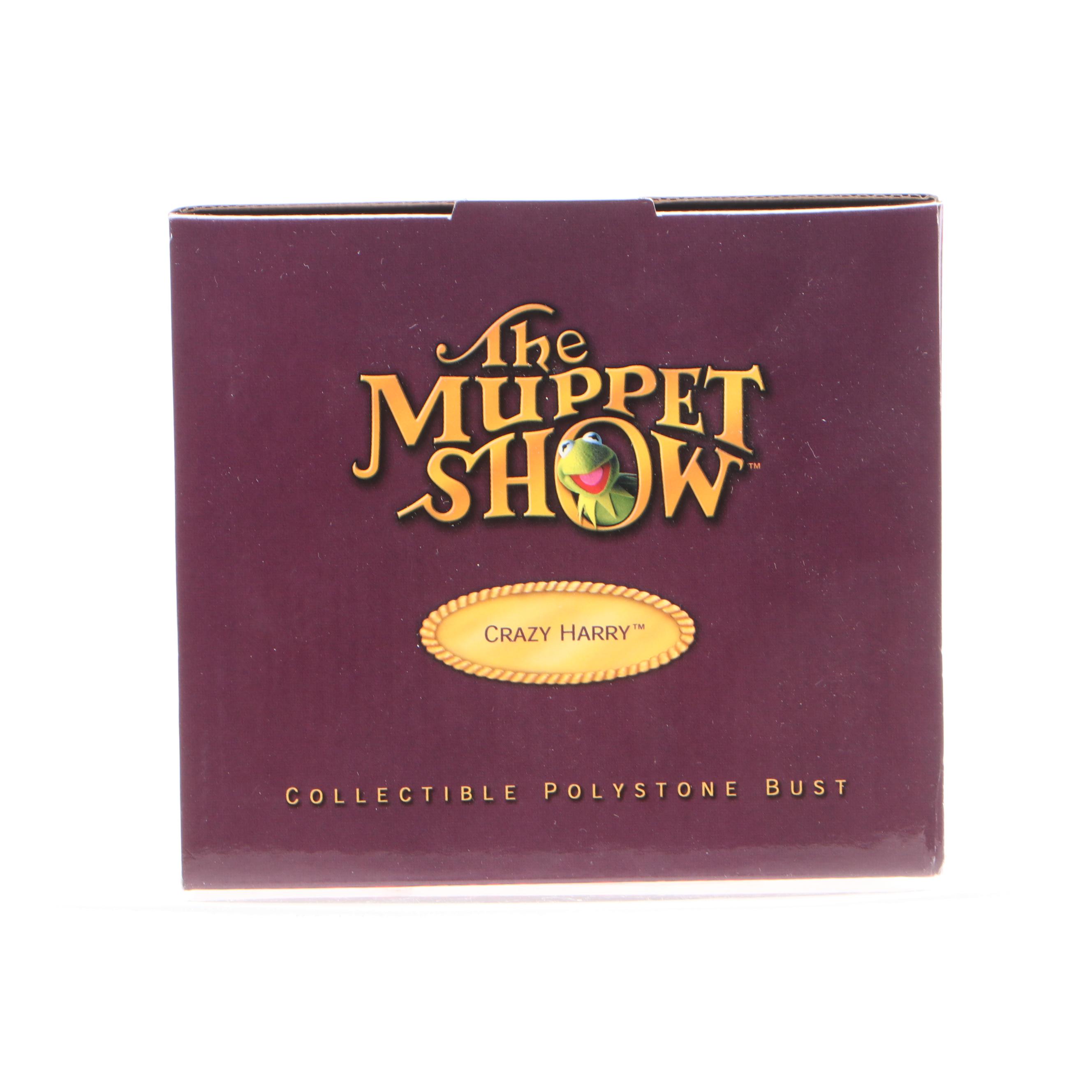 Shaun Bolton "Crazy Harry" The Muppet Show Collectible Polystone Bust