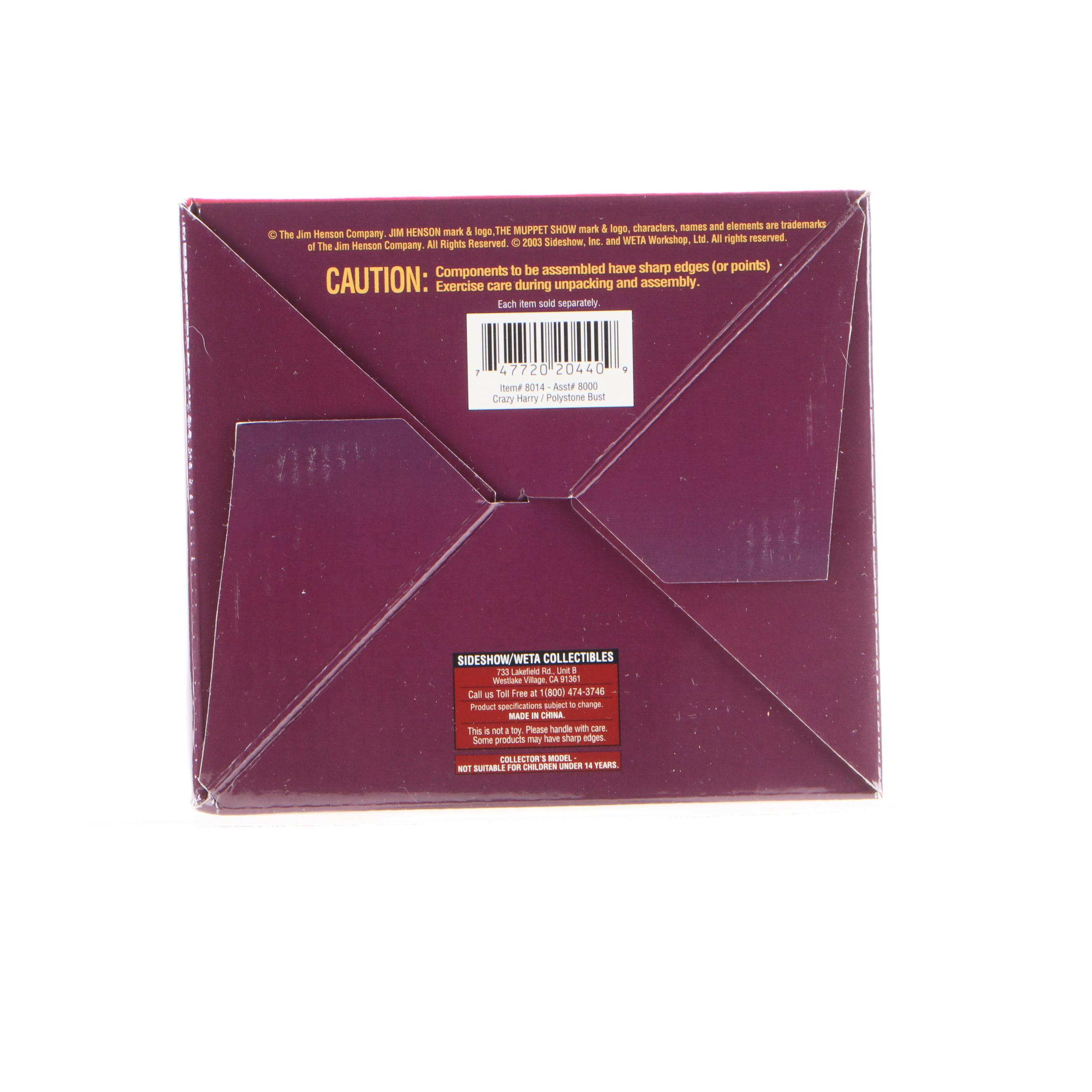 Shaun Bolton "Crazy Harry" The Muppet Show Collectible Polystone Bust