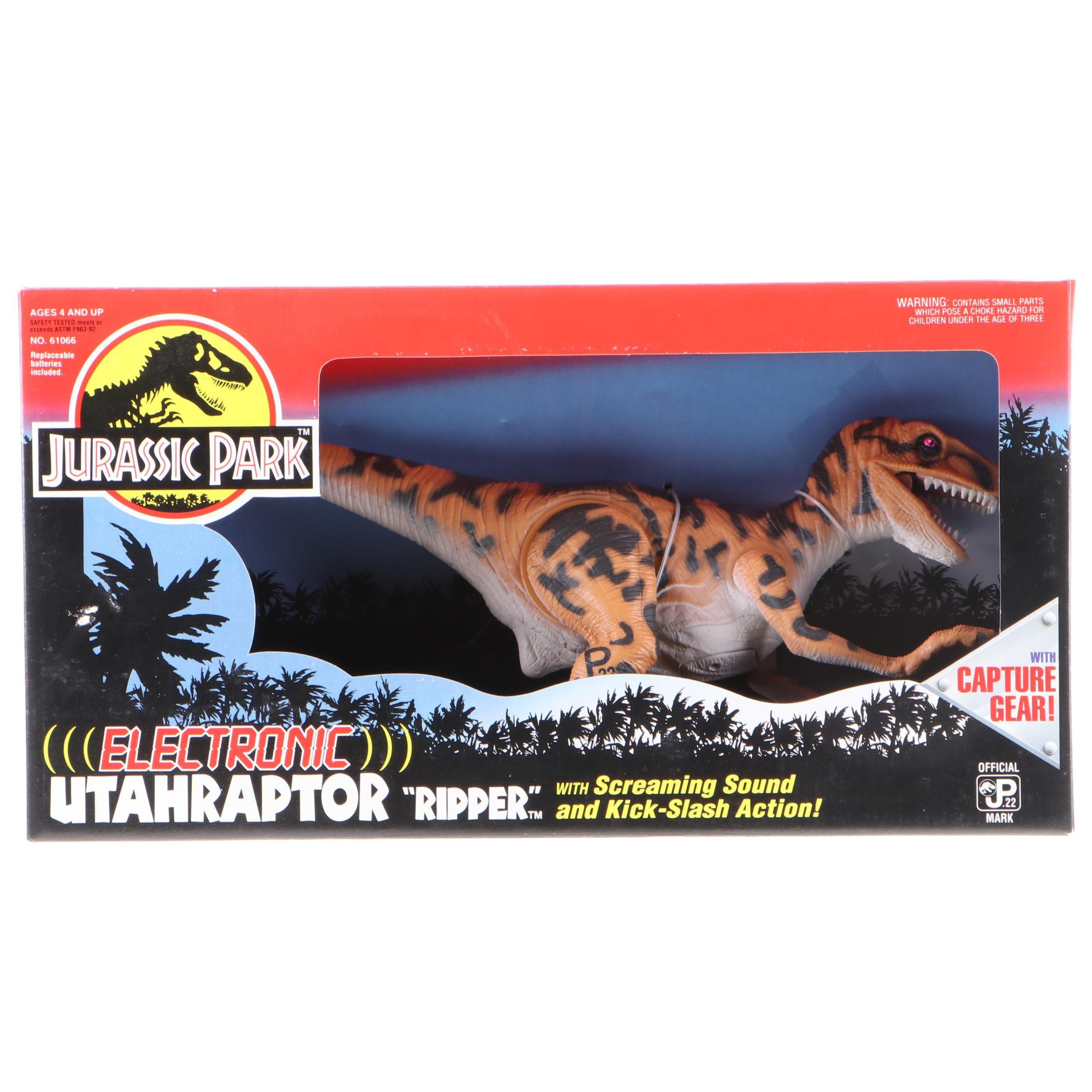 kenner Jurassic Park Electronic Utahraptor Action Figure with Sound