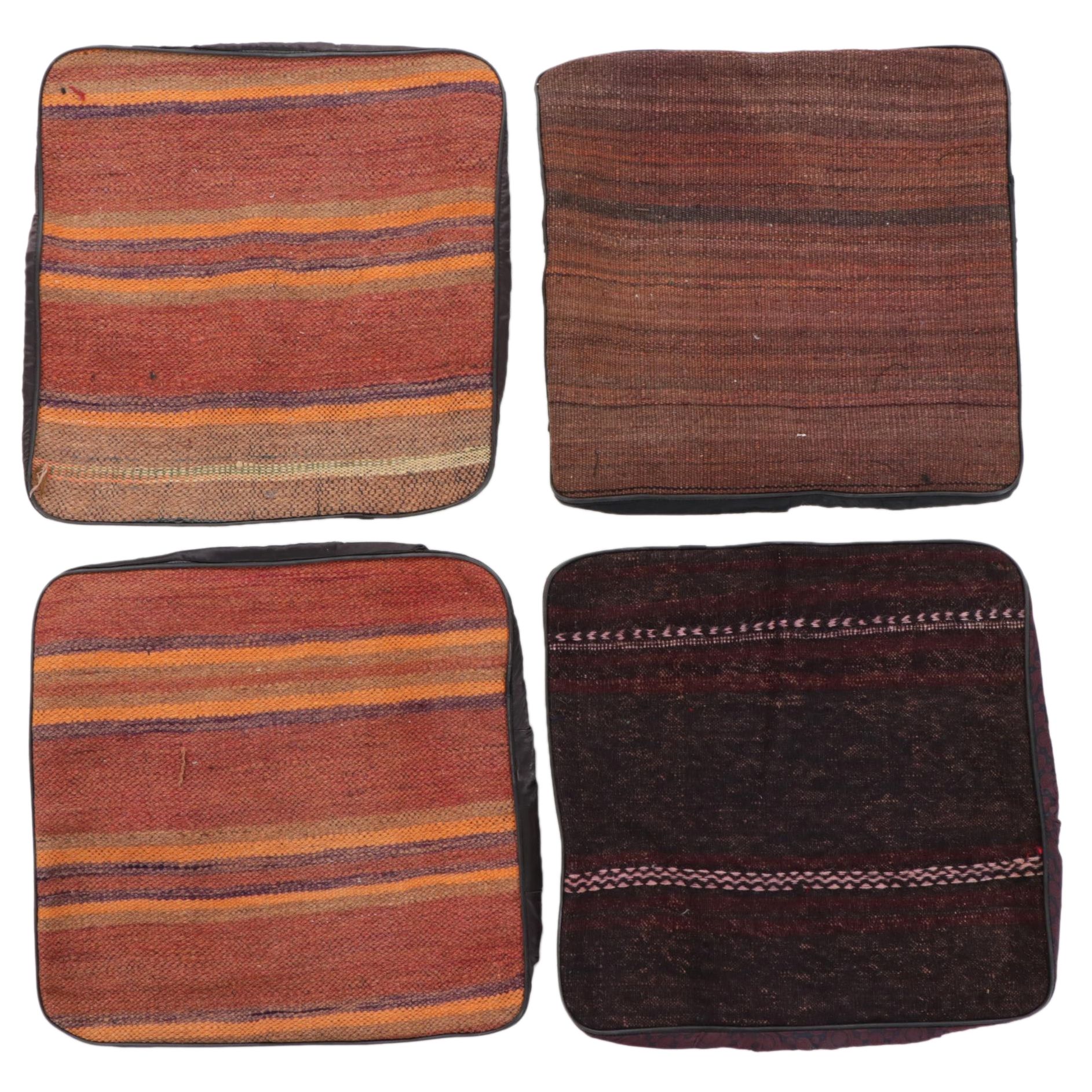 Handwoven Kilim Face Accent Pillow Covers