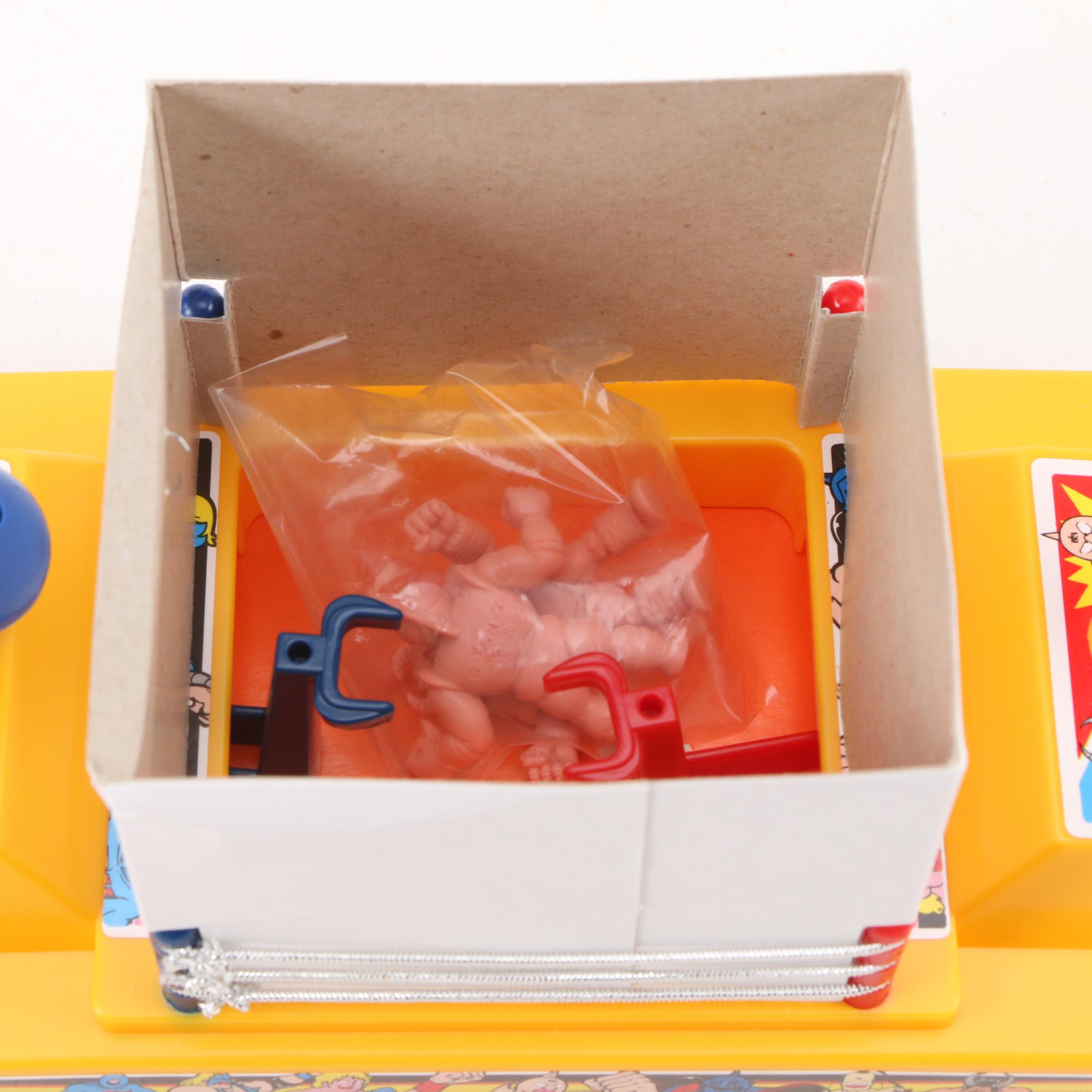 Mattel "Muscle" Hard Knockin' Rockin' Ring Wrestling Arena, 1985