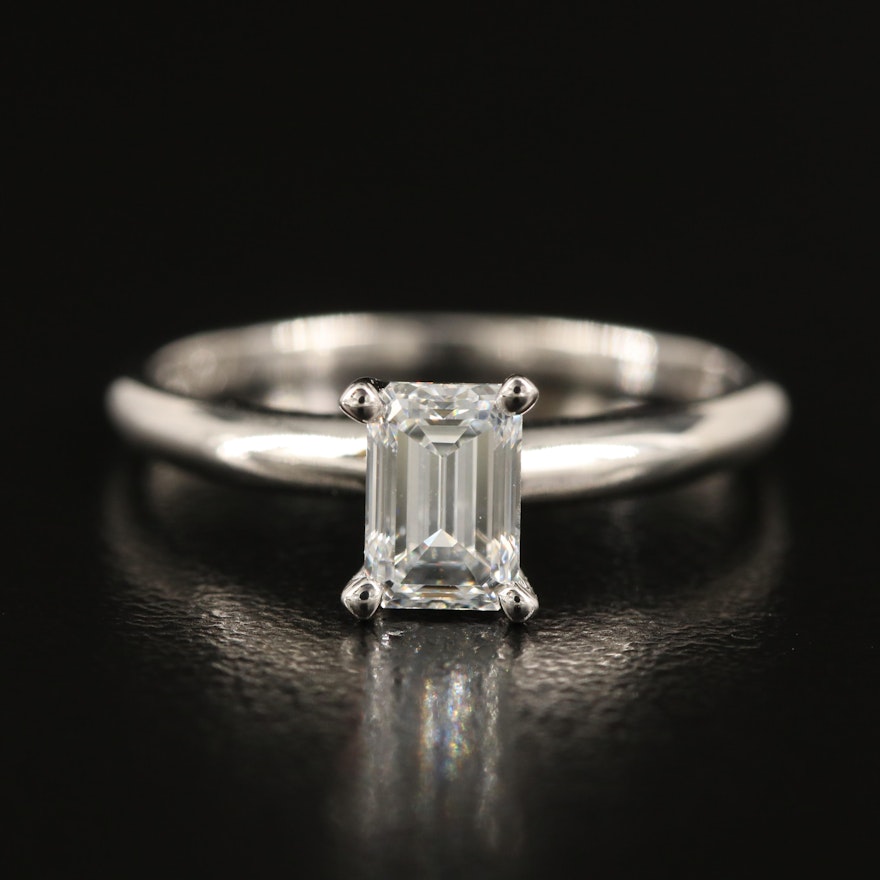 14K 0.78 CT Lab Grown Diamond Solitaire Ring
