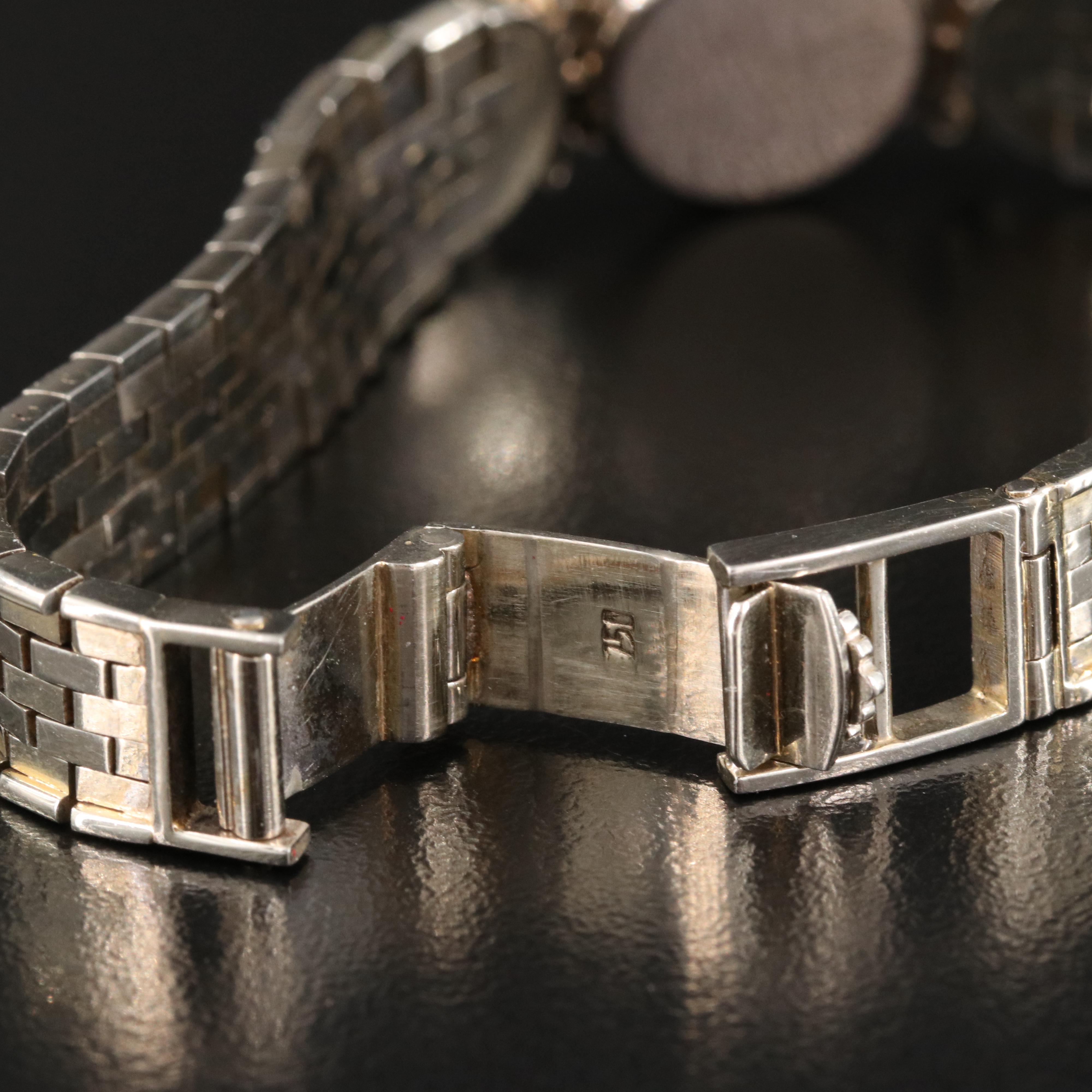 Vintage Rolex Precision 18K Diamond Watch