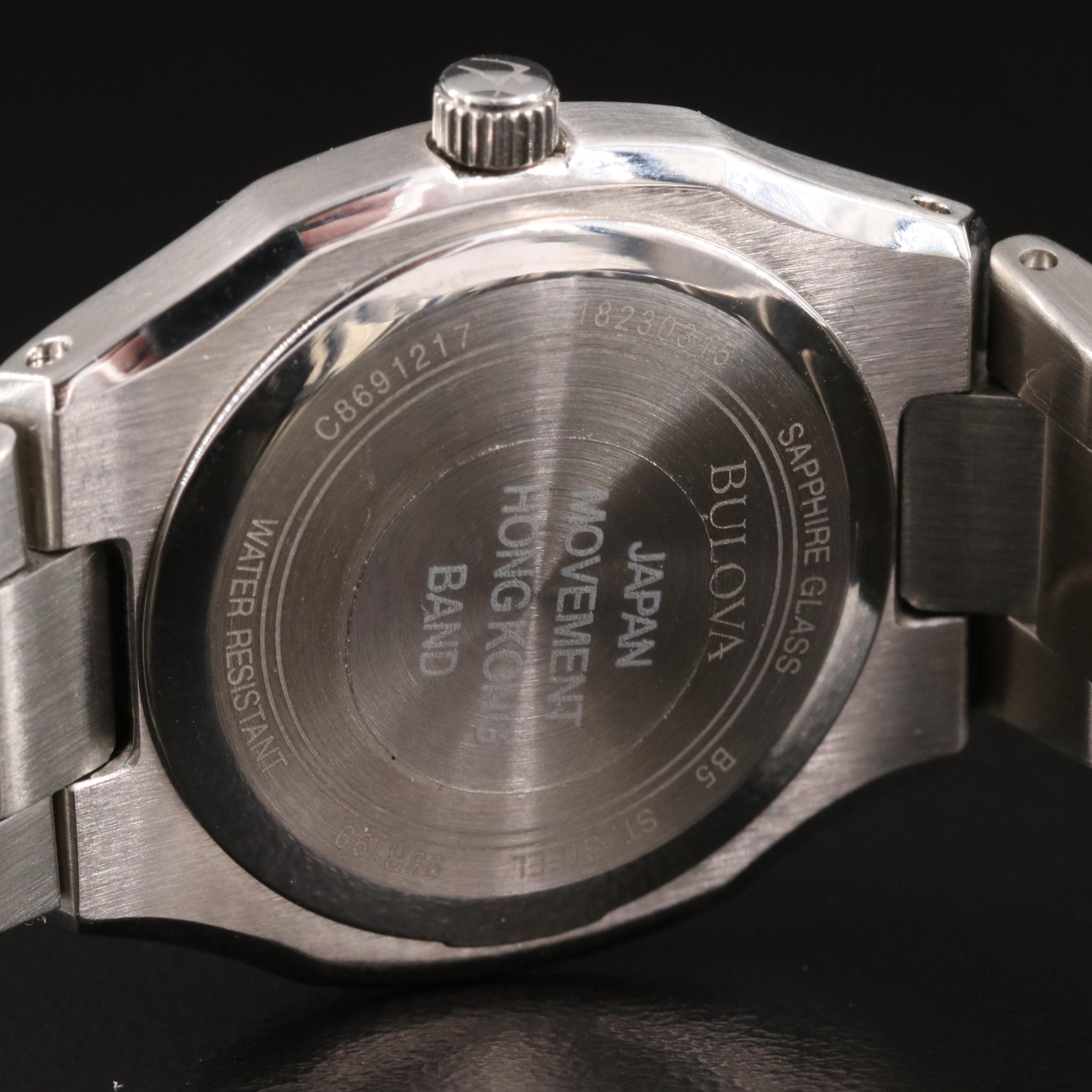 Bulova Diamond Bezel Quartz Watch