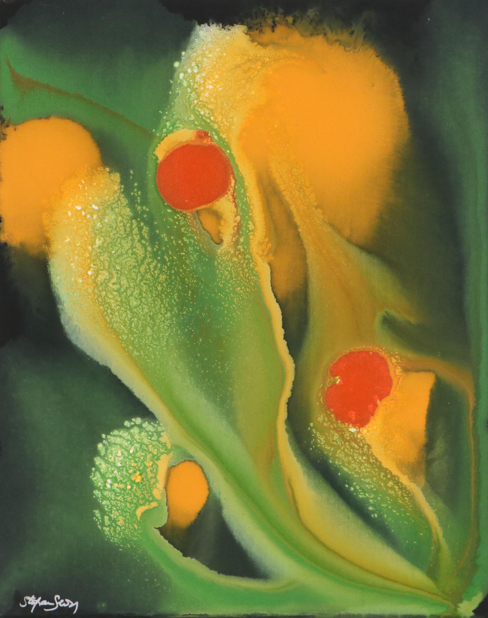 Stefan Georg Acrylic Painting "Into the Mystic VI"