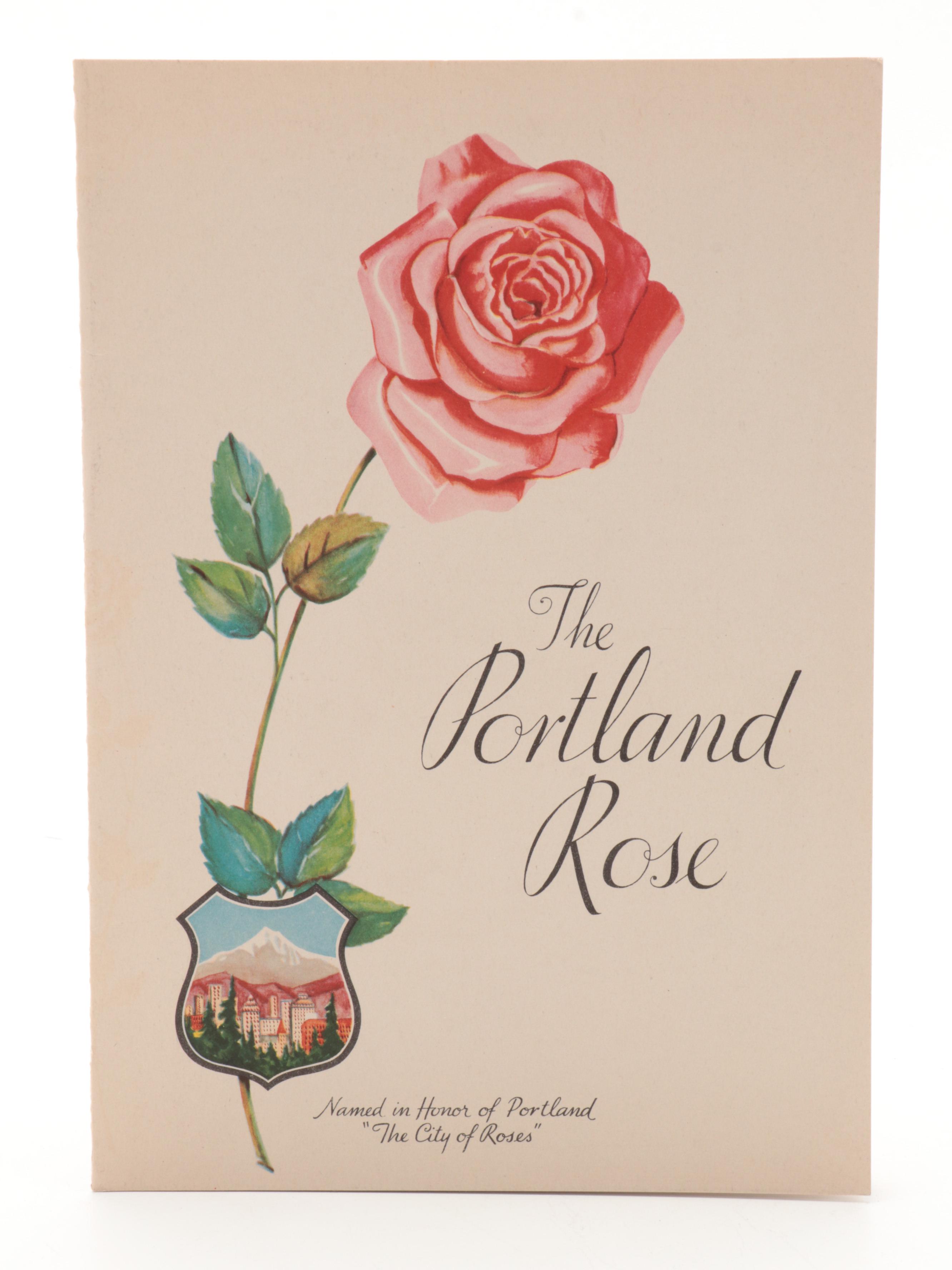 Union Pacific Train "The Portland Rose" Brochure and Menus, Vintage