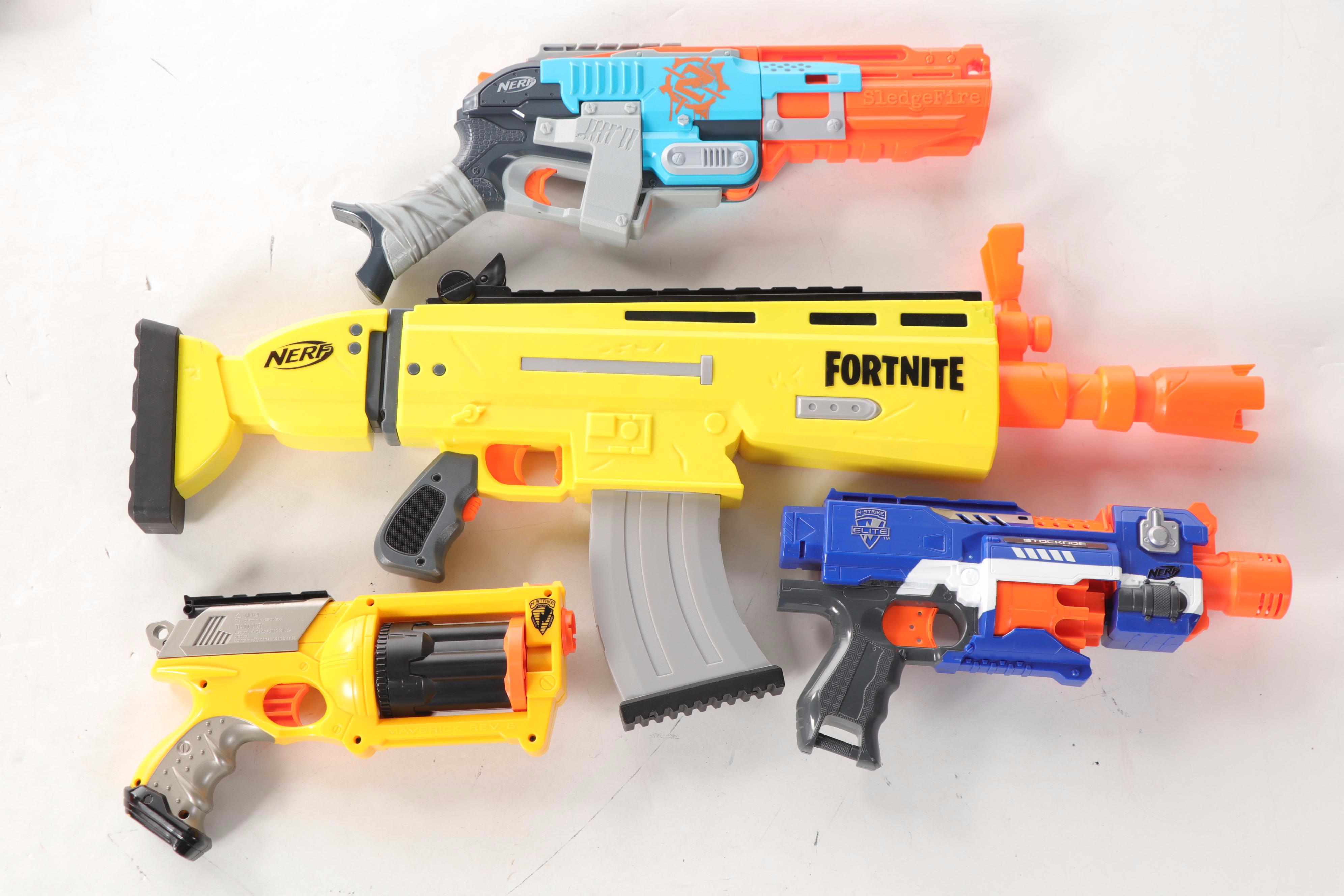 Nerf Fortnite, Mega, and Other Toy Dart Guns