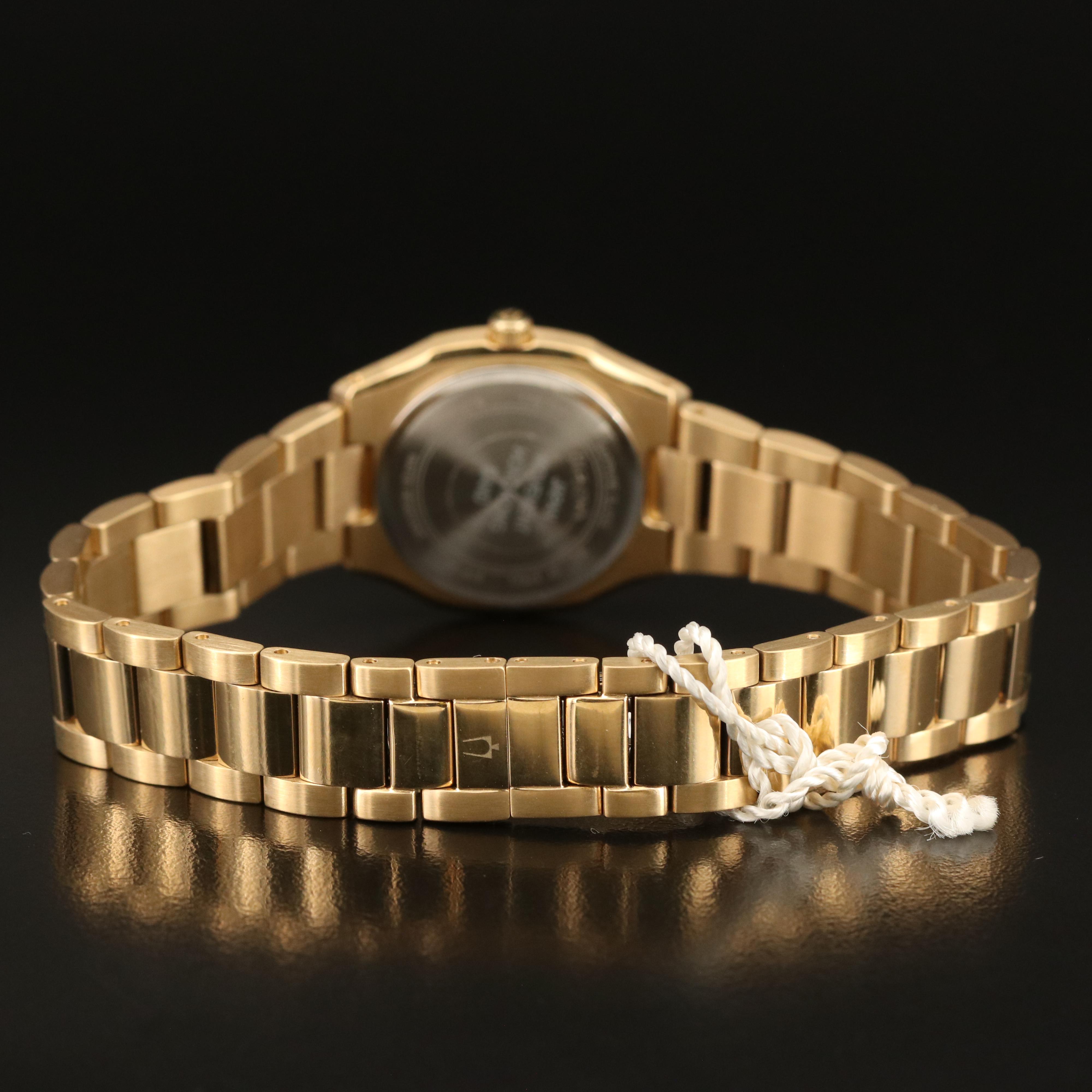 Bulova Diamond and Mother of Pearl Watch