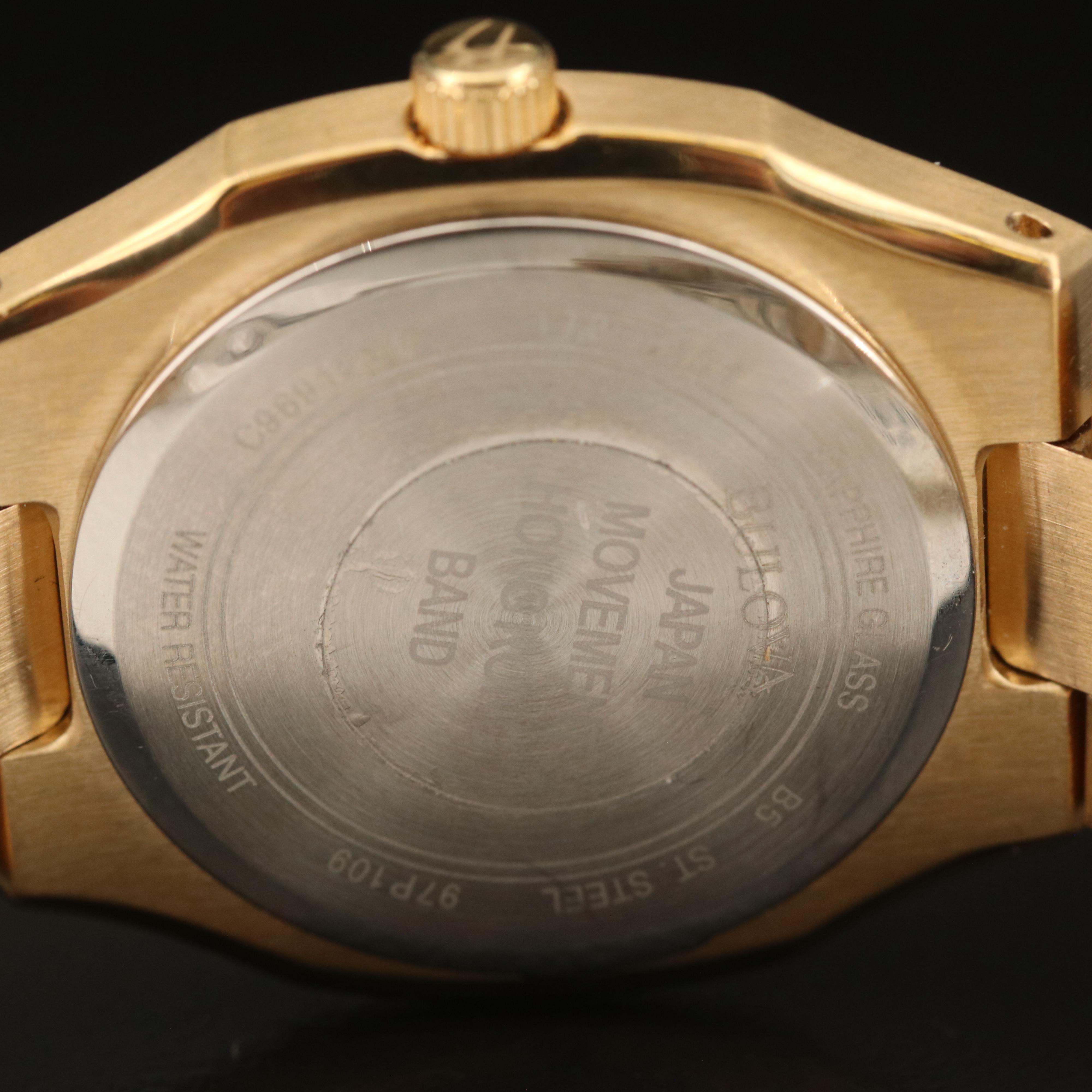 Bulova Diamond and Mother of Pearl Watch