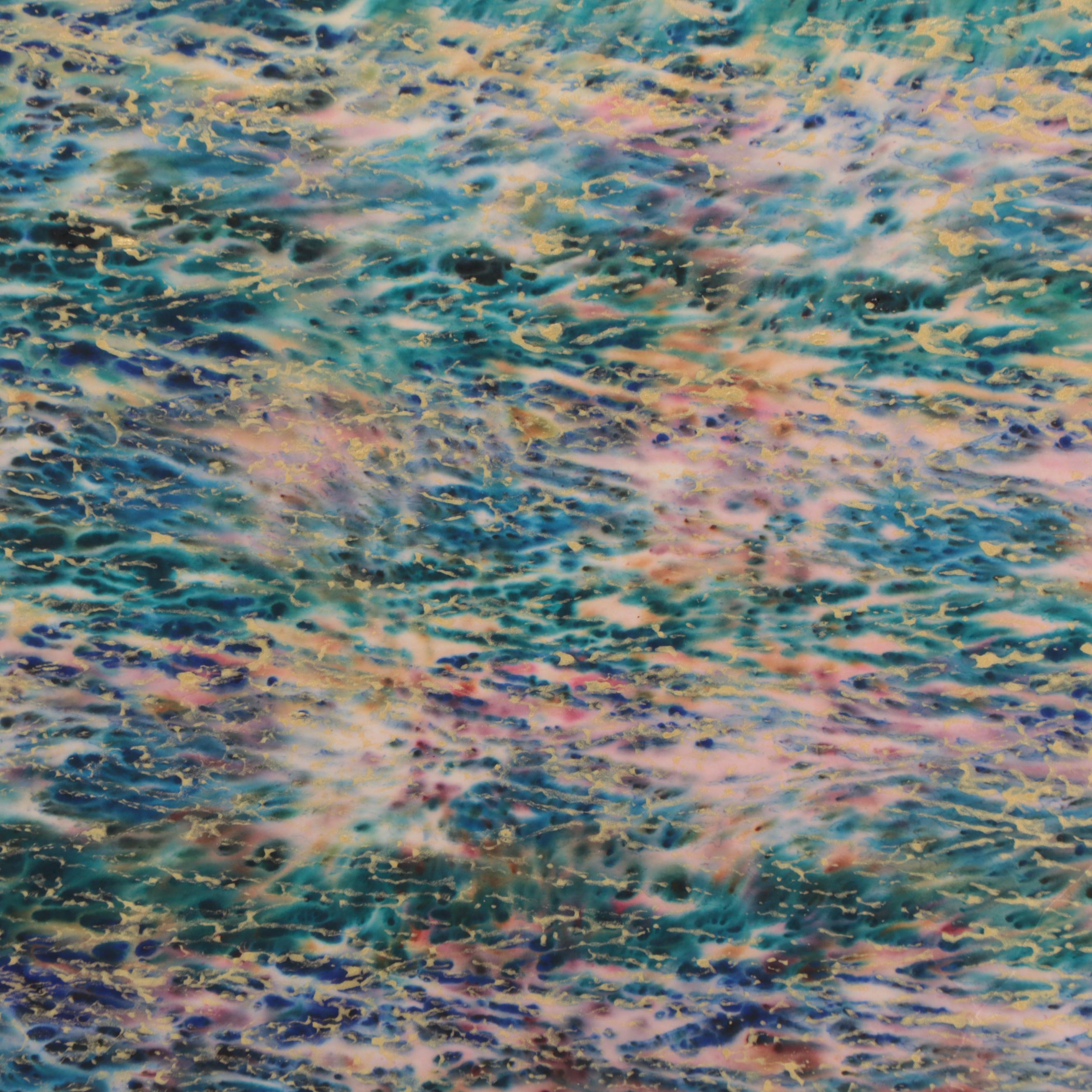 Natalie Melbardis Mixed Media Painting "Reflections #30," 1989